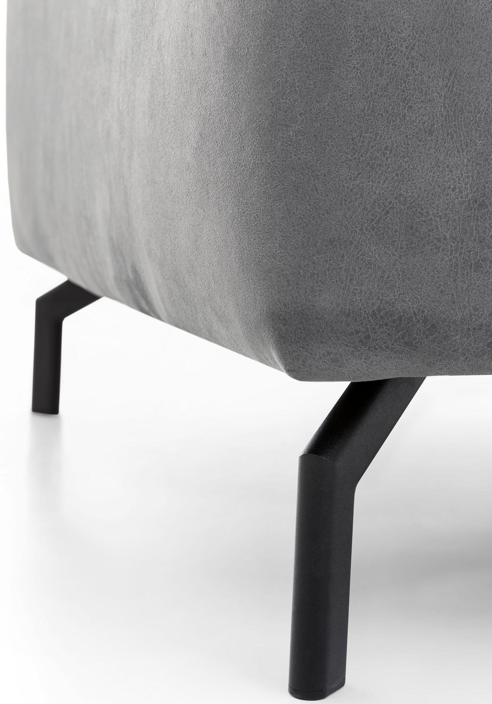 Places of Style Ecksofa »Olanta, L-Form«, mit verstellbaren Kopfstützen