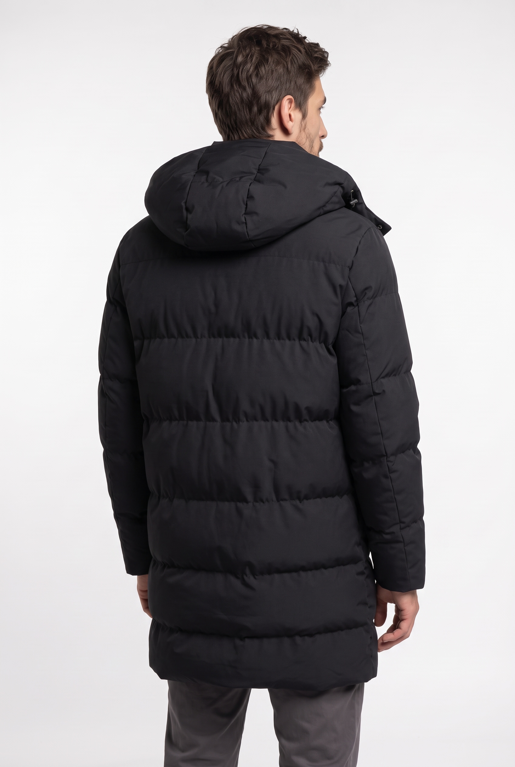 Pierre Cardin Langjacke mit Kapuze Abnehmbare Kapuze mit Kunstfellfutter