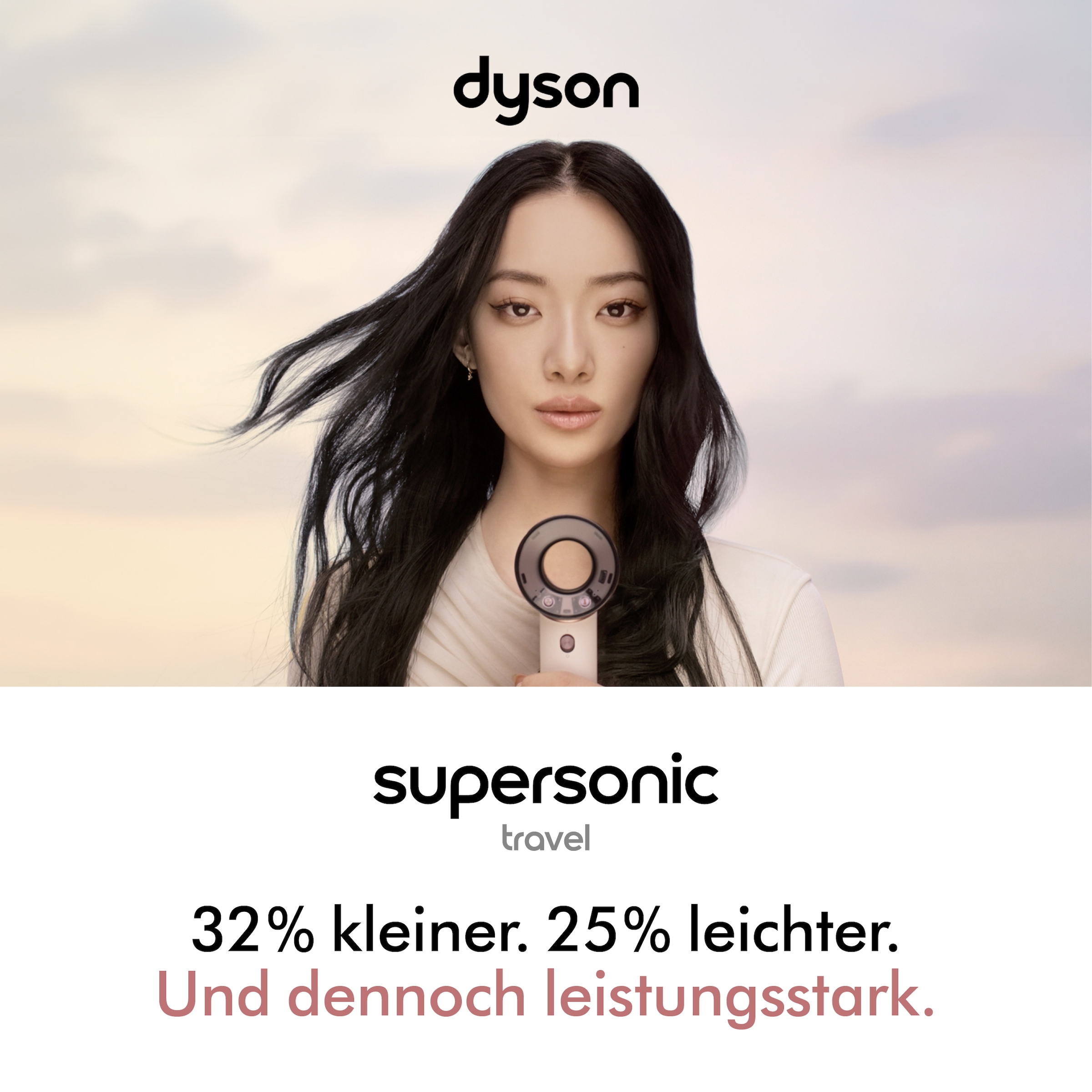 DYSON Haartrockner »Supersonic™ Travel Haartrockner« 1.200 W 1 Aufsätze perfekt für unterwegs, intelligente Temperaturregulierung