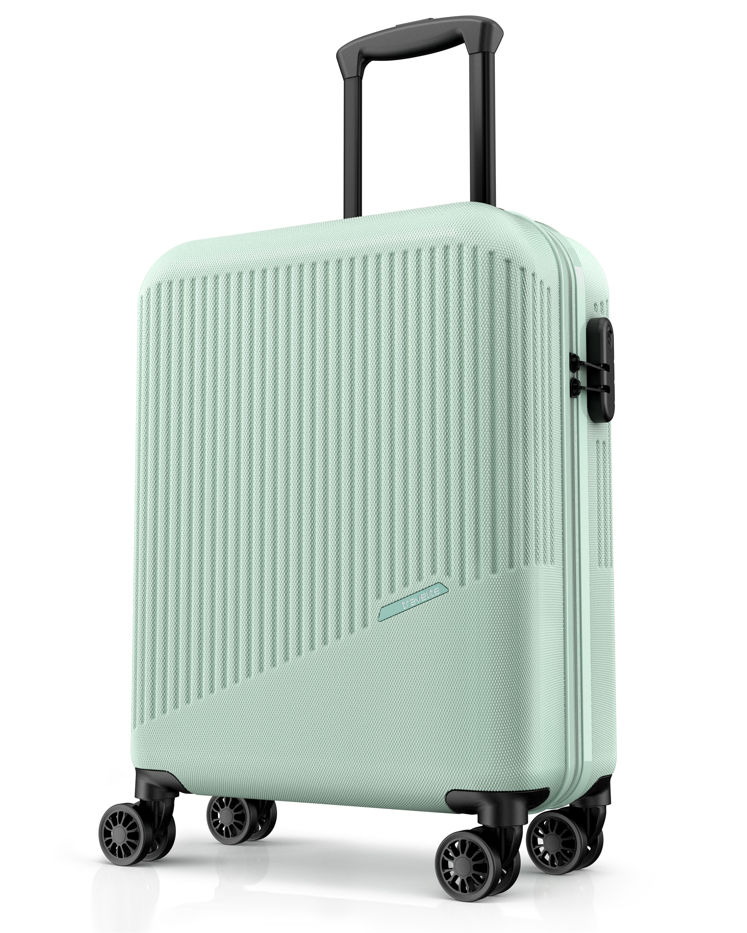 travelite Hartschalen-Trolley »BALI Reisekoffer Hartschale« 34 l 4 Rollen TSA-Schloss – robustes Reisegepäck