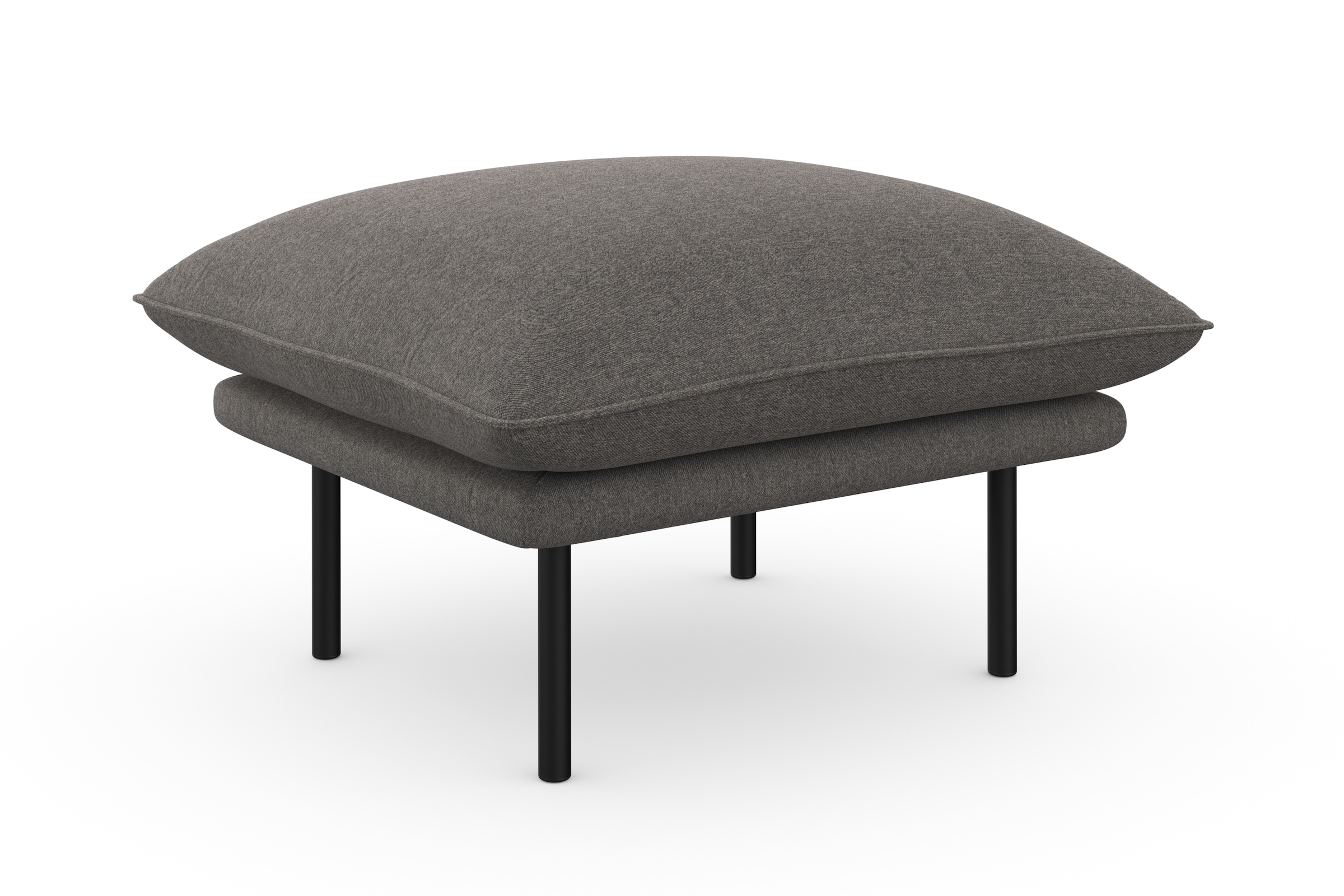 OTTO home Polsterhocker »Stine« Besonderes Design durch Kissenoptik und Keder, by Morten Georgsen