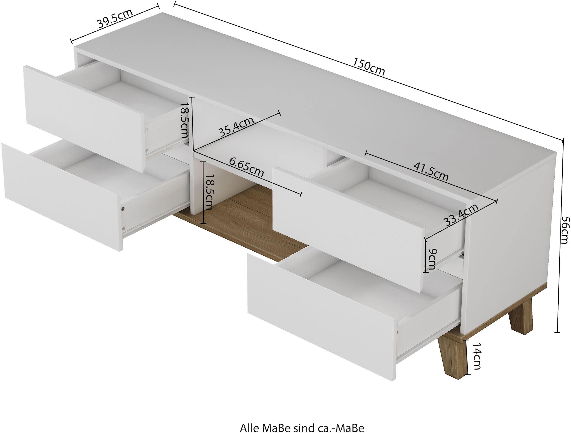 OTTO home TV-Board »Haily«