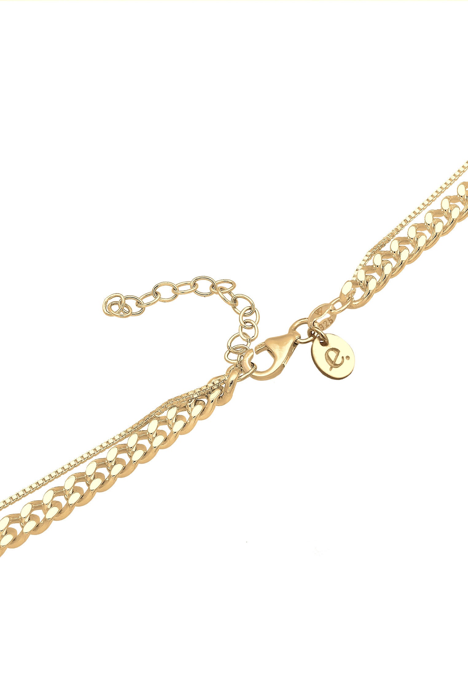 Elli Premium Silberkette »Halskette Halskette Layer 925 Sterling Silver«