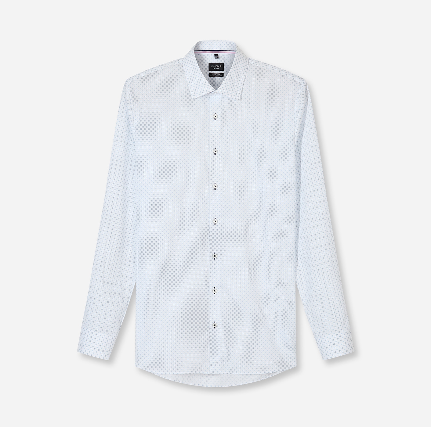 OLYMP Langarmhemd »No. Six« Businesshemd, super slim, Kentkragen