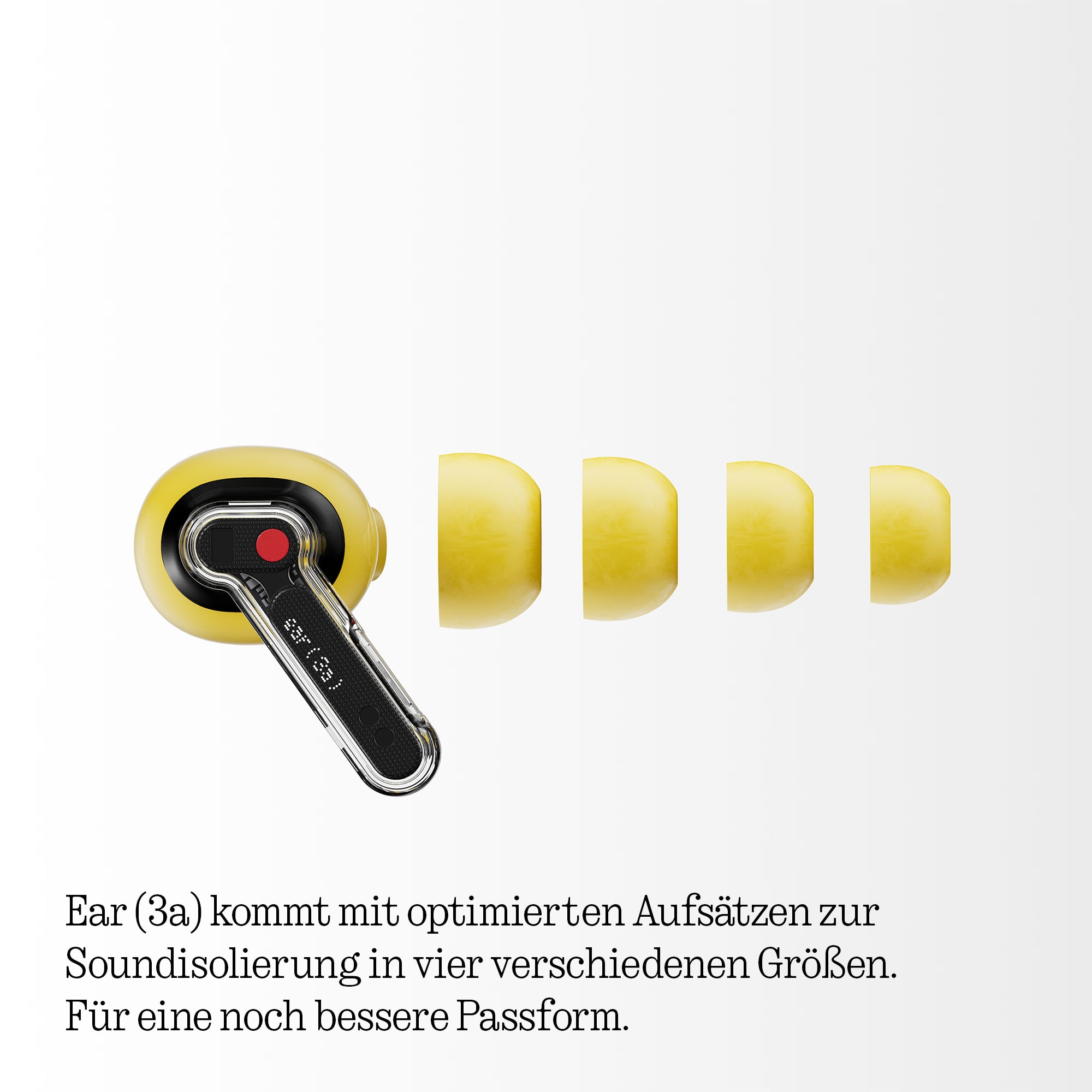 NOTHING wireless In-Ear-Kopfhörer »Ear (3a)« Bluetooth Active Noise Cancelling (ANC)