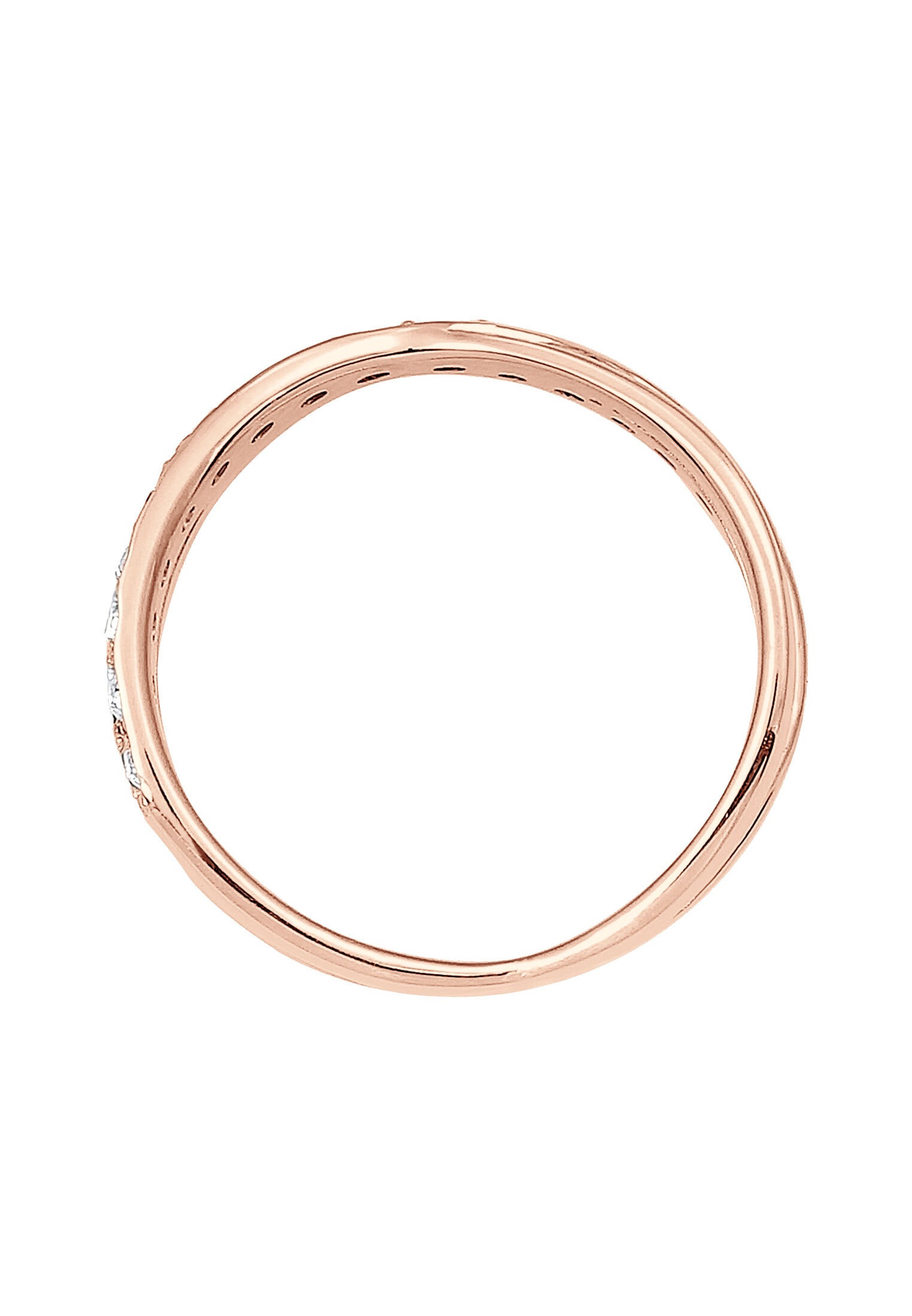 Elli Silberring »Ring Neuheit Wickelring Kristalle 925 Silber«