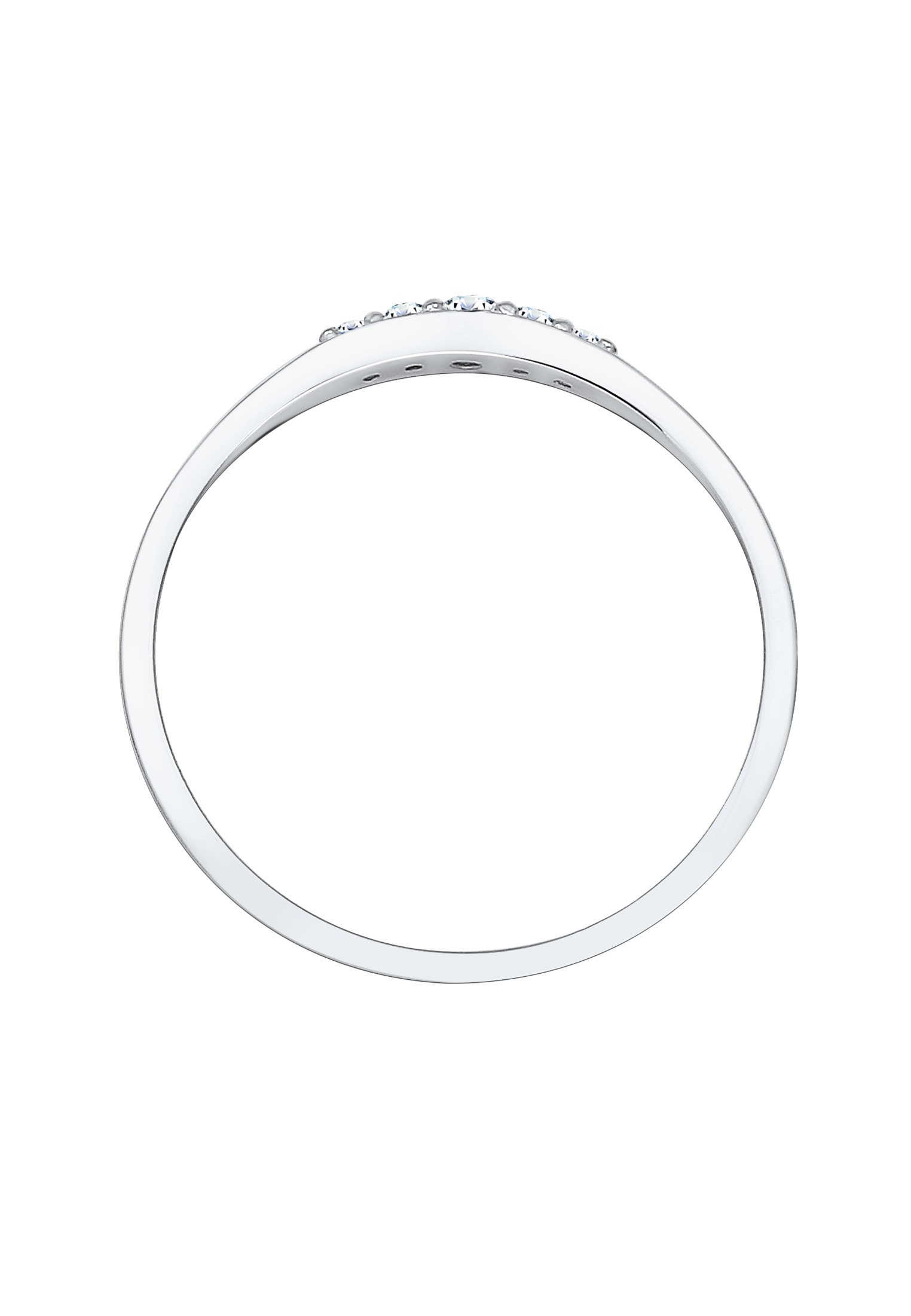 Elli DIAMONDS Verlobungsring »Ring Verlobungsring Diamant (0.09 ct) 925 Silber«