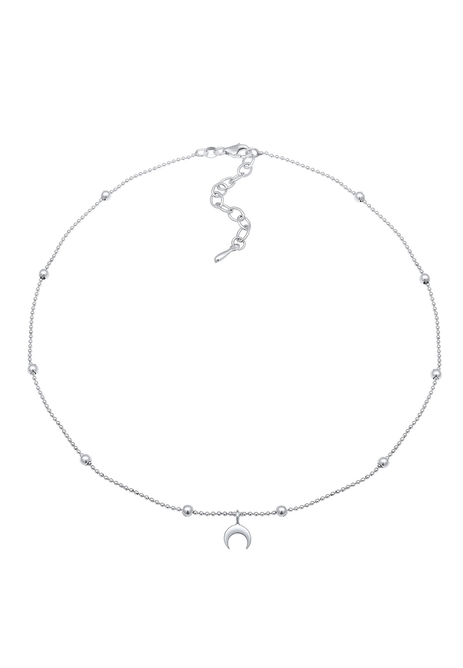 Elli Choker »Halskette Choker Anhänger Halbmond 925 Sterling Silber«