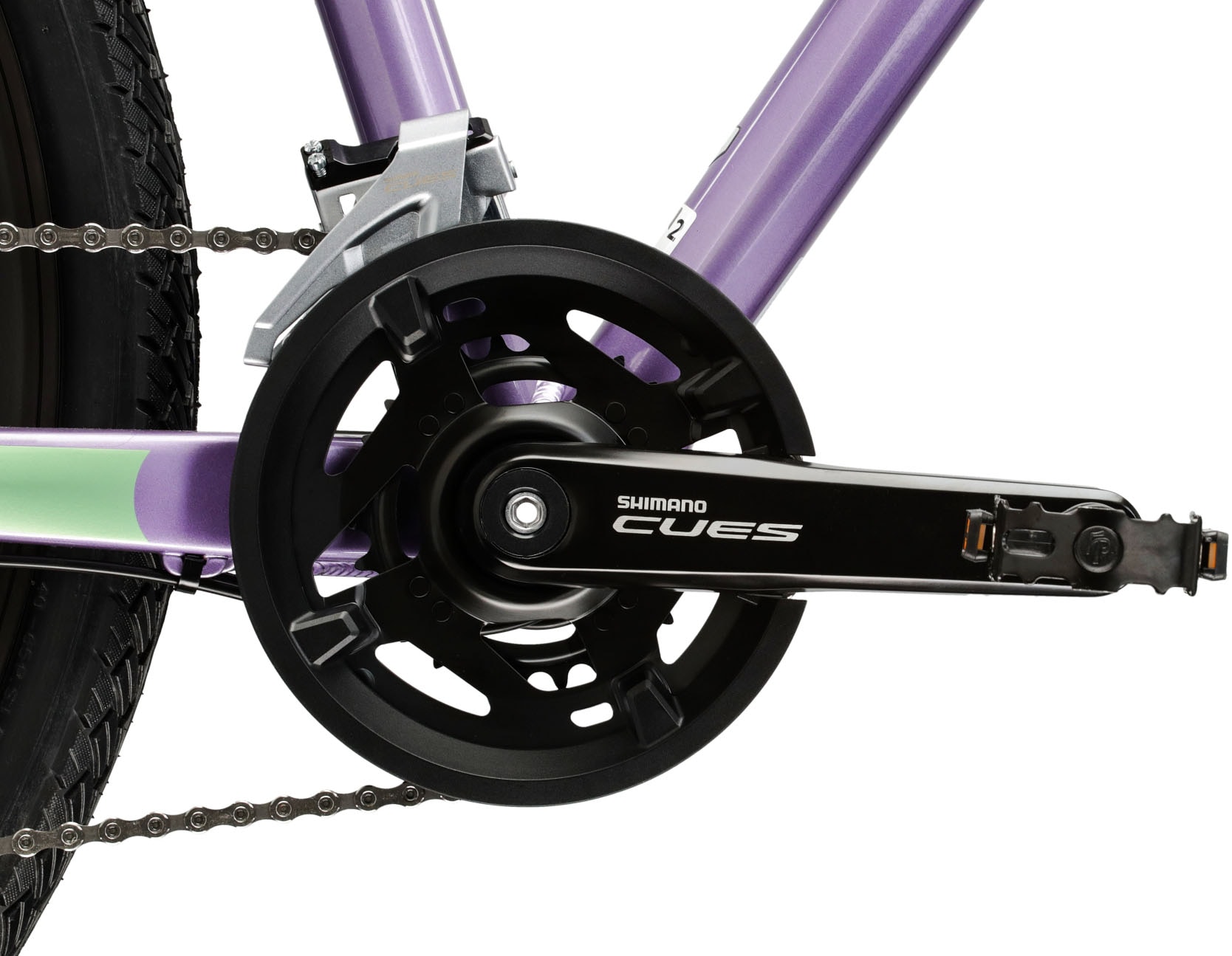 Kross Crossrad »Crossrad Evado 5.0 lila 18 Gänge«, 18 Gang, Shimano, CUES U3020 Schaltwerk, Kettenschaltung