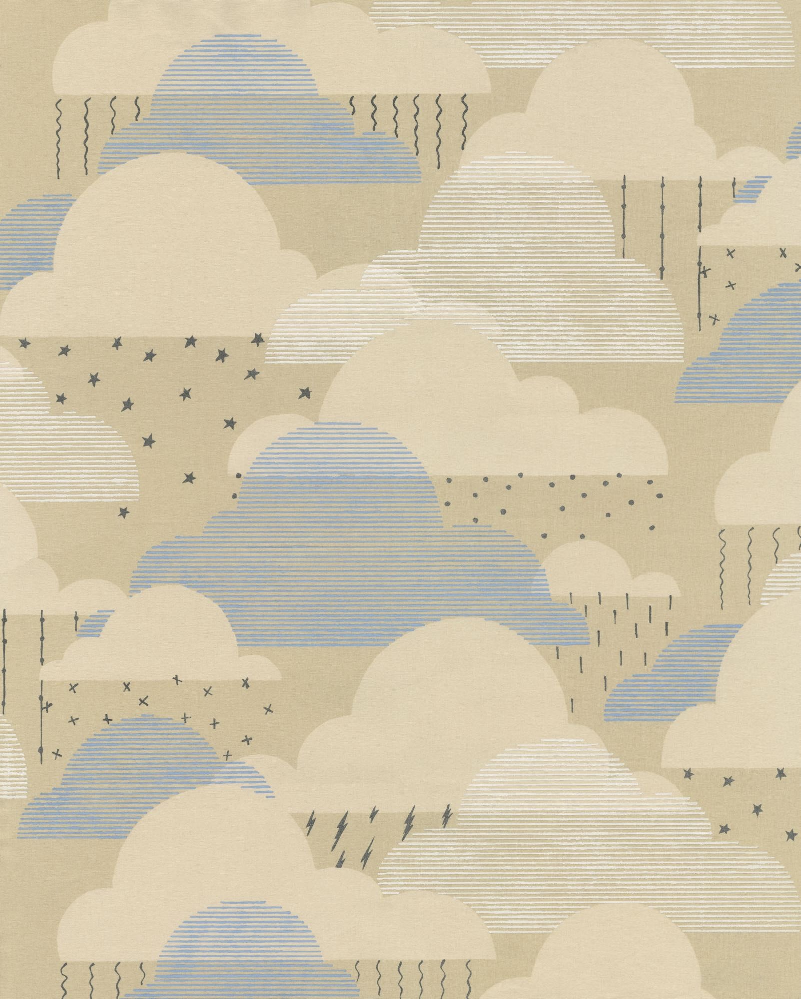 Komar Fototapete »Vlies Fototapete - Happy Clouds - Größe 200 x 250 cm« Motiv | bedruckt glatt