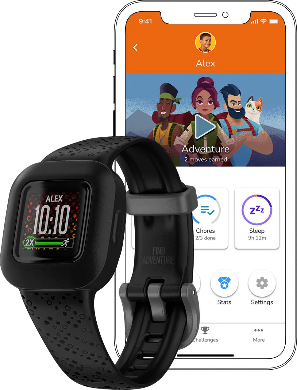 Garmin Smartwatch »vivofit jr. 3«, Proprietär,)