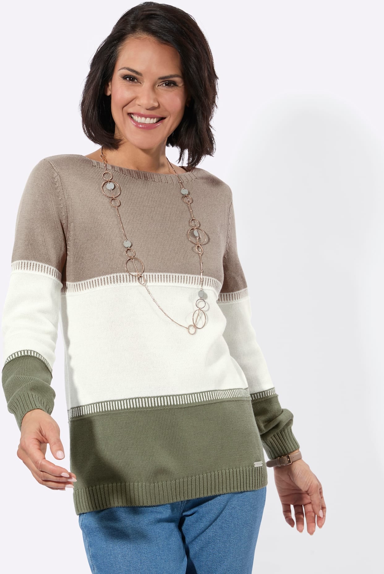 Casual Looks Strickpullover »Rundhals-Pullover«