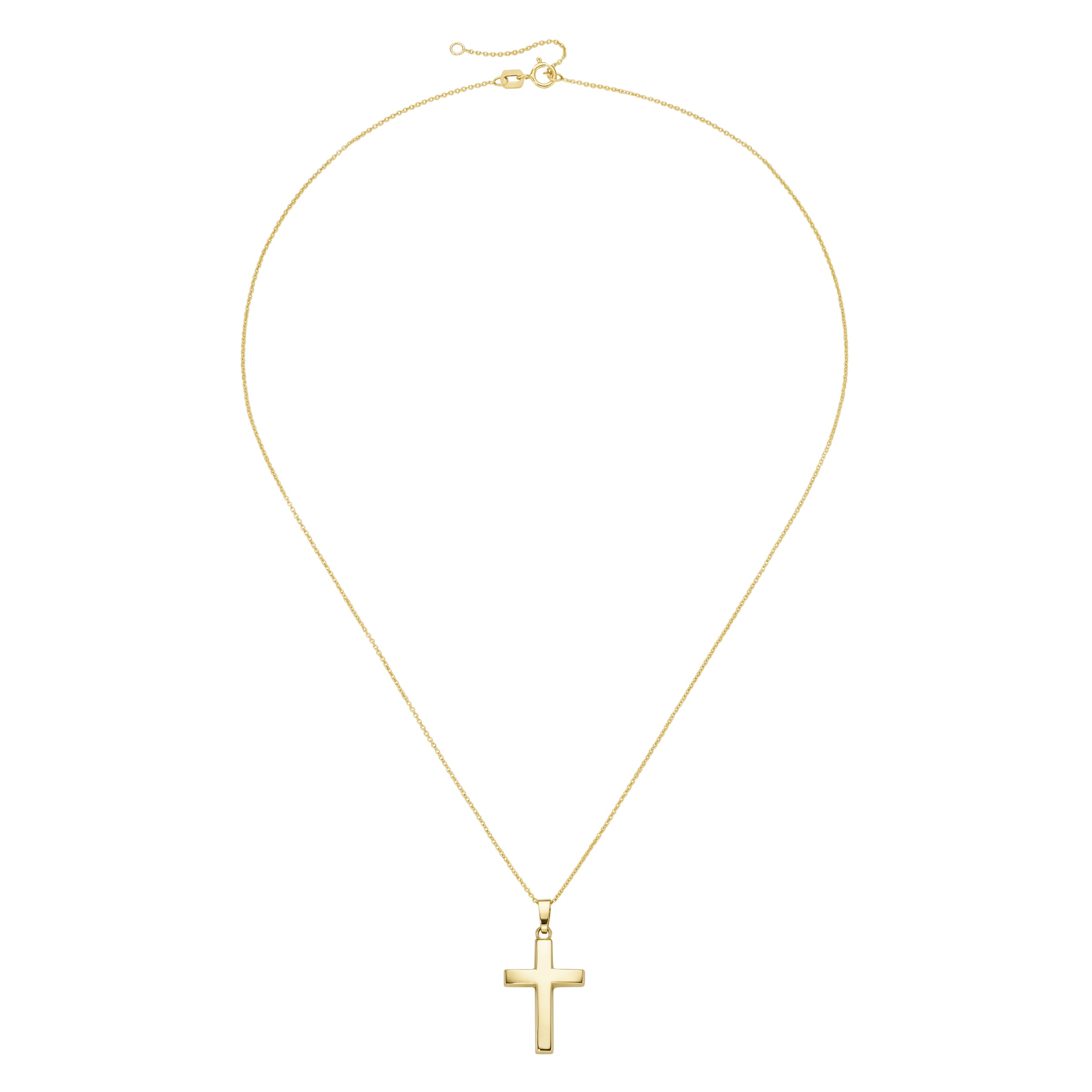 Luigi Merano Kreuzkette »Kette Kreuz Anhänger, Gold 585«