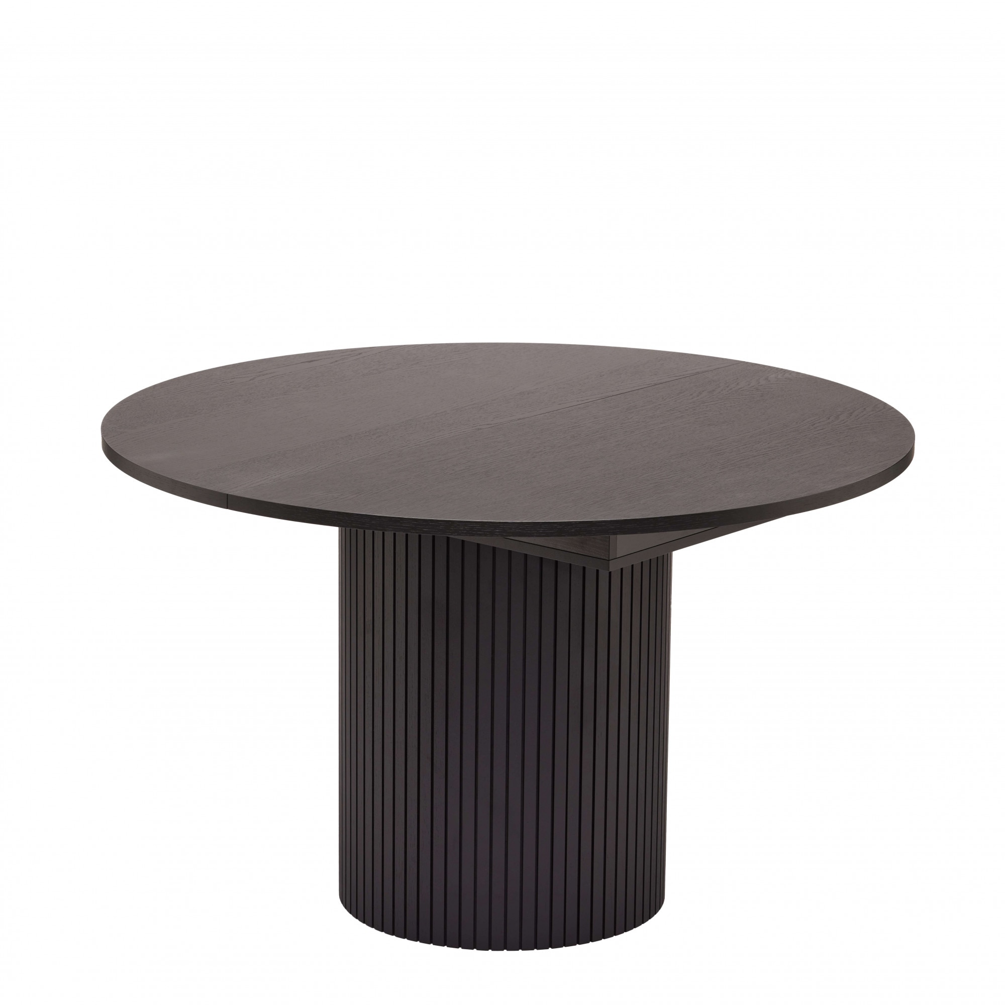 Esstisch »TOSCANA, Eiche Furnier«, runde Tischplatte, D 115 cm, Säulengestell mit...