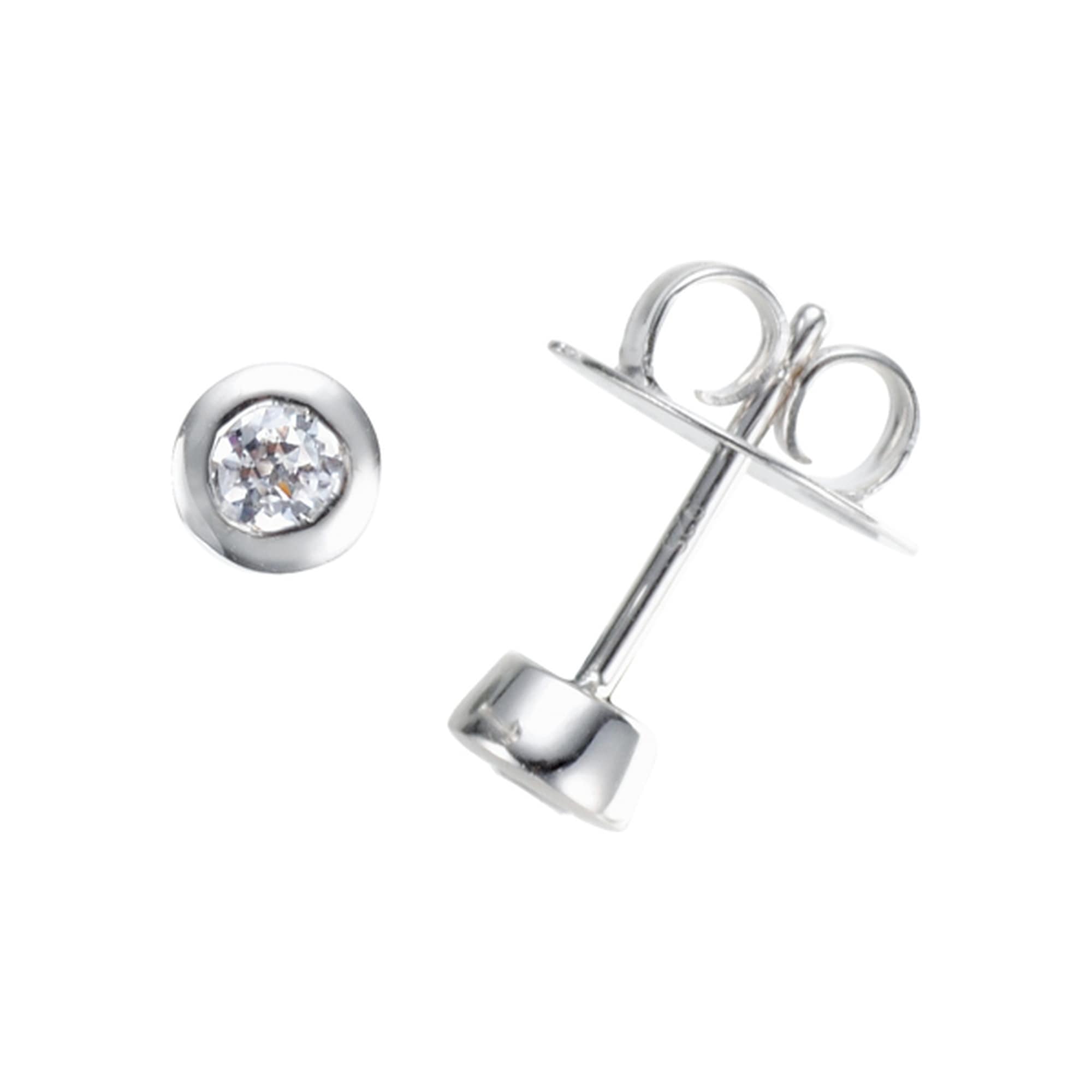 GIORGIO MARTELLO MILANO Paar Ohrstecker »Ohrstecker mit Zirkonia, Silber 925«