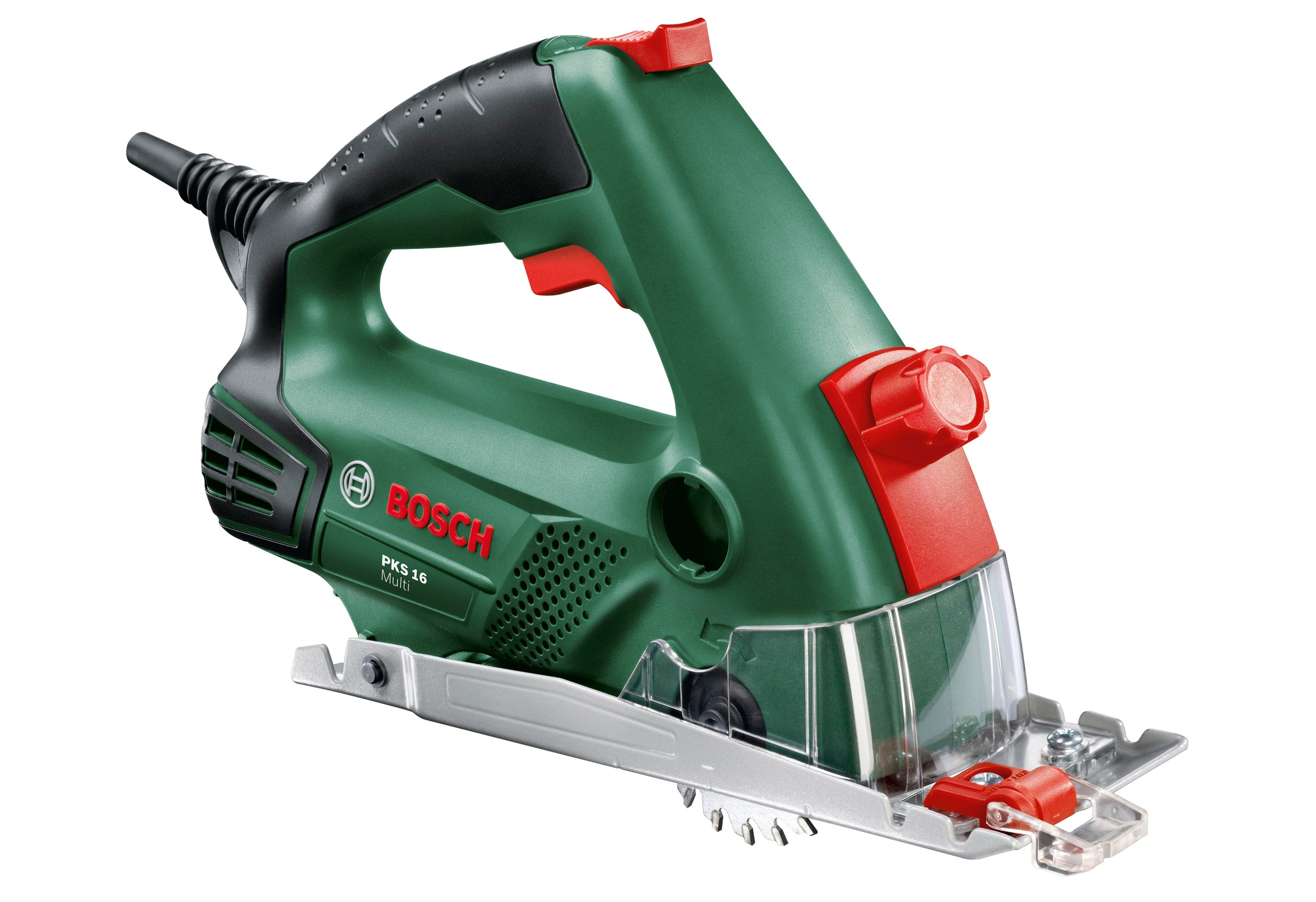 BOSCH Handkreissäge »PKS 16 Multi«, Inkl. Sägeblätter und Kunststoffkoffer