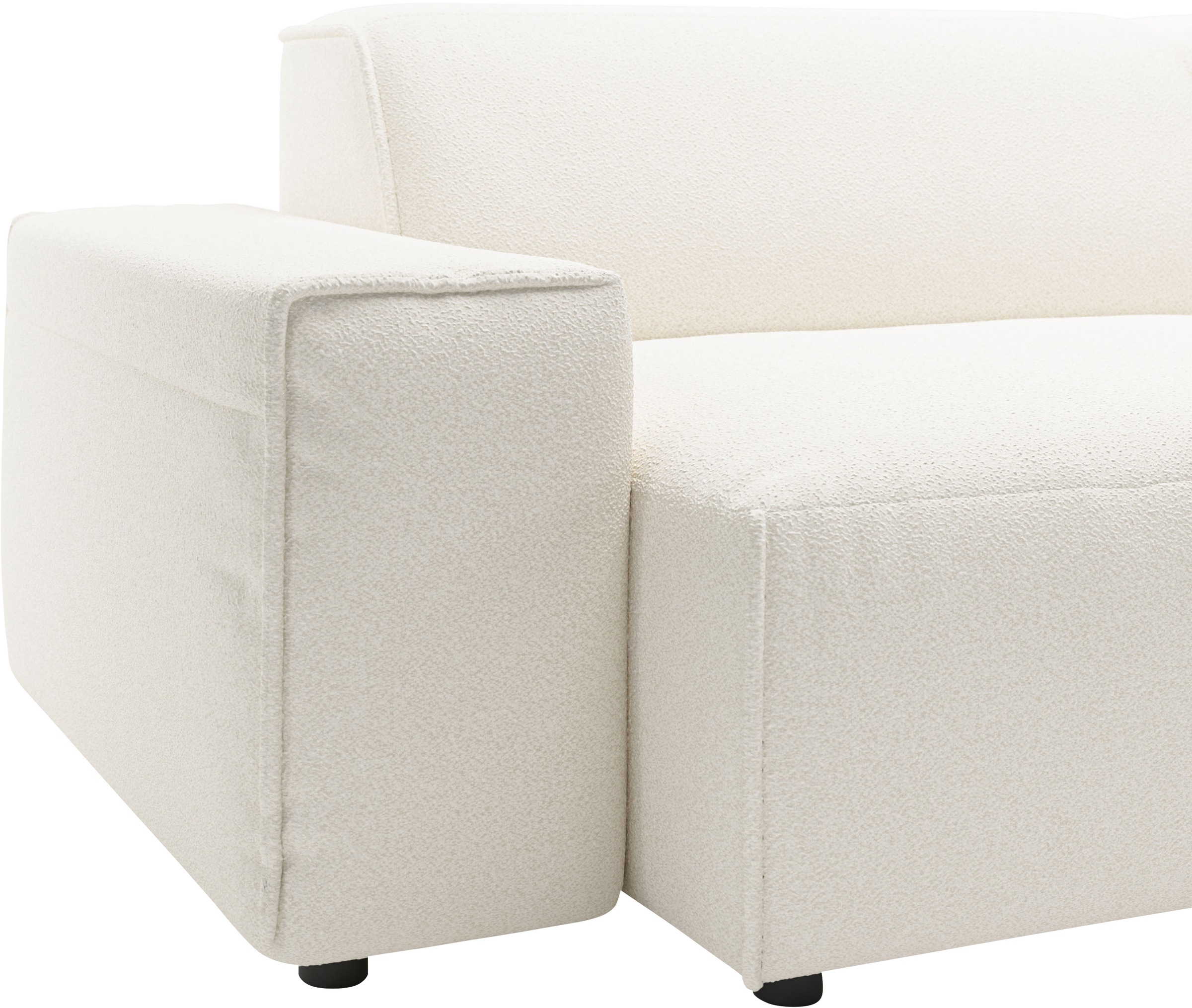 andas Ecksofa »Glimminge auch in Breitcord, Feincord, Bouclé + Easy care-Bezug«, L-Form, Breite 294, Zierkissen