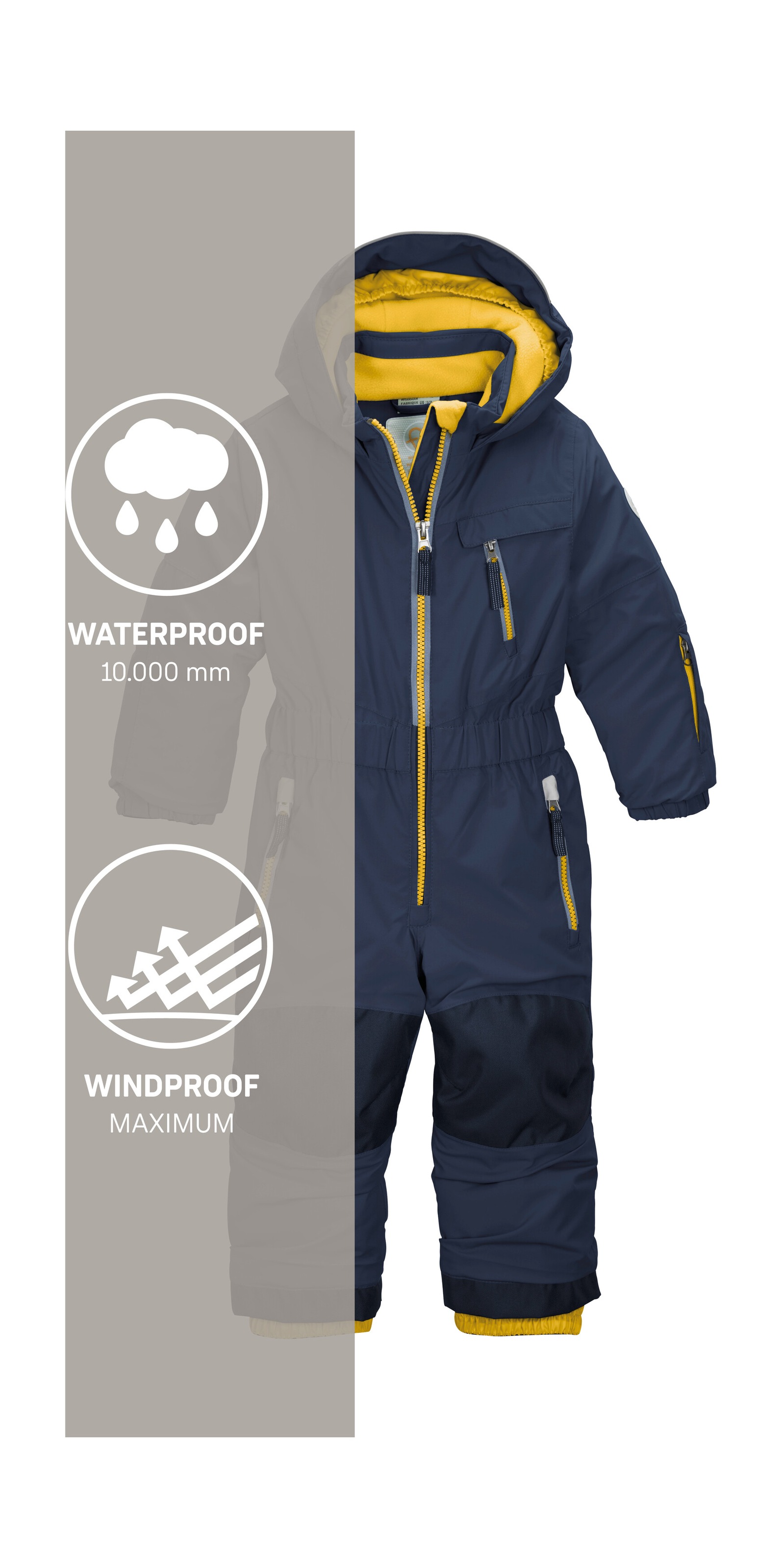 first instinct by killtec Overall »FISW 31 MNS ONPC« Skioverall: wasserdicht, atmungsaktiv, reflektierend, verlängerbar