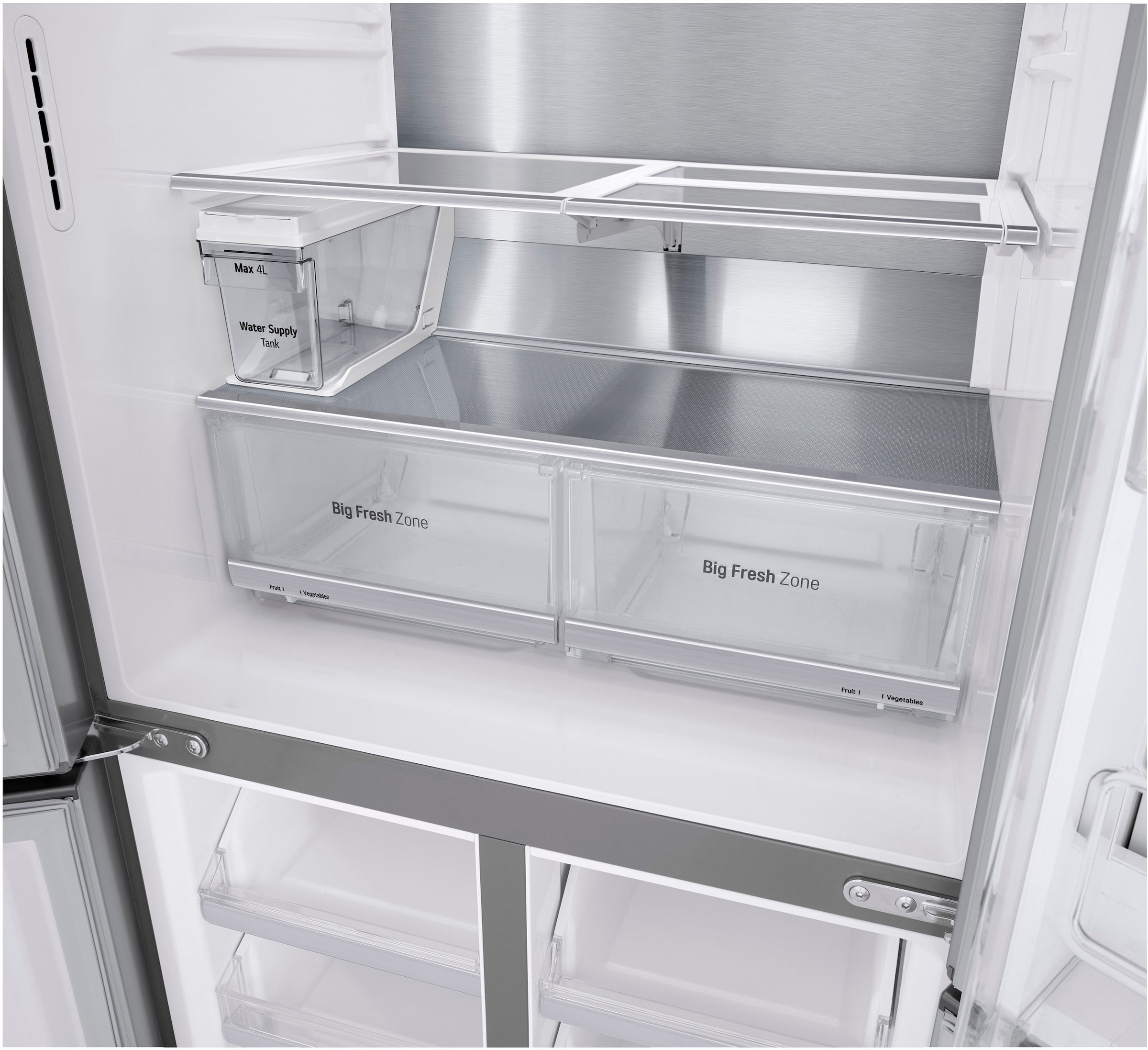 LG Multi Door »GMX844BSBF«, InstaView™