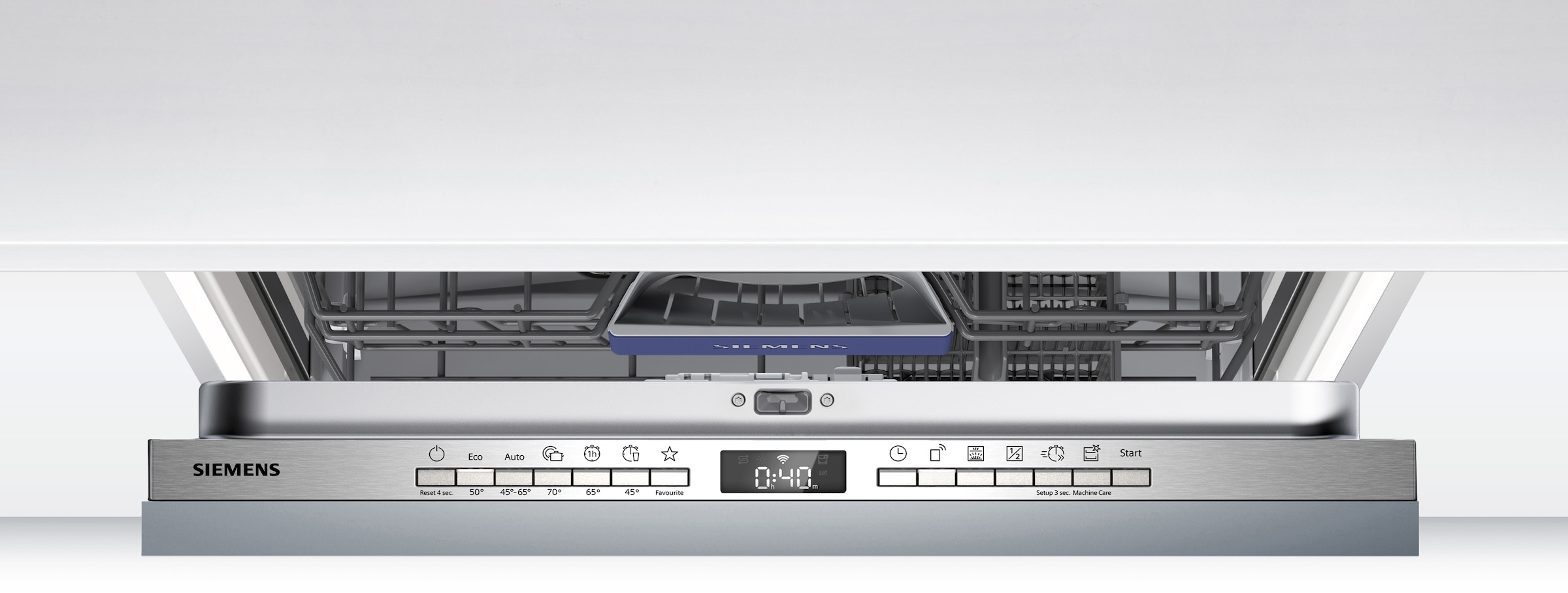 SIEMENS vollintegrierbarer Geschirrspüler iQ300 »SX63HX03TE« 13 tlg. Maßgedecke