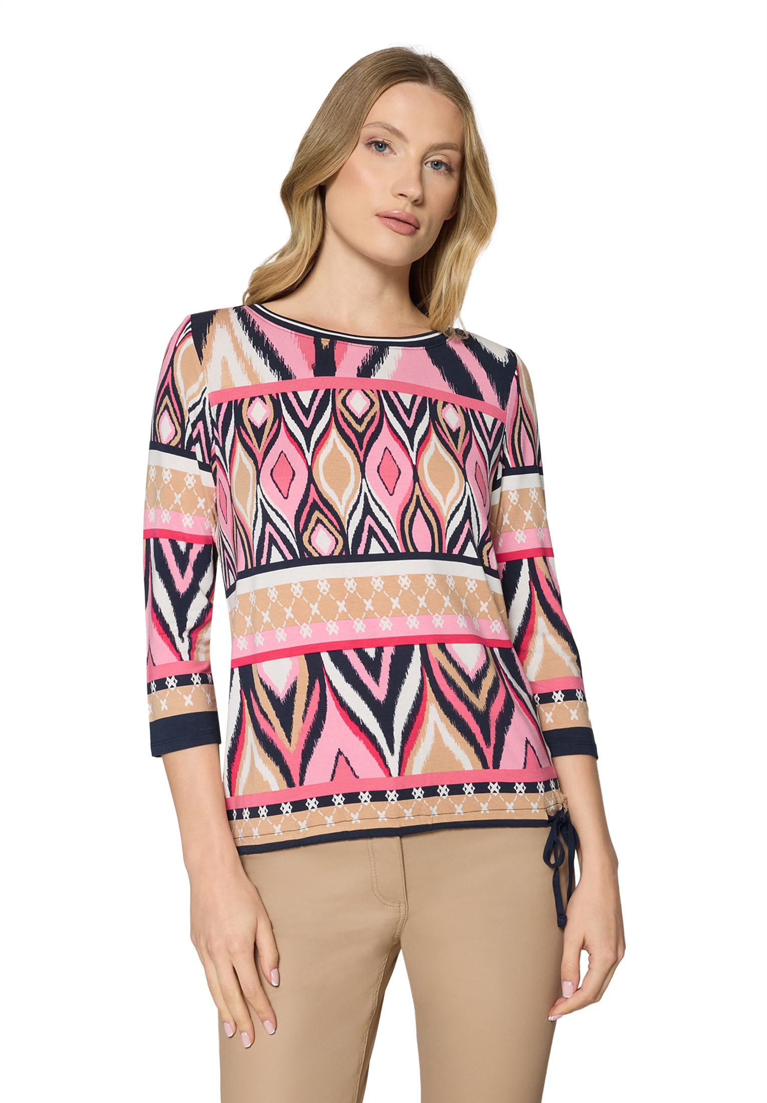 Betty Barclay Rundhalsshirt »Casual-Shirt mit Tunnelzug«