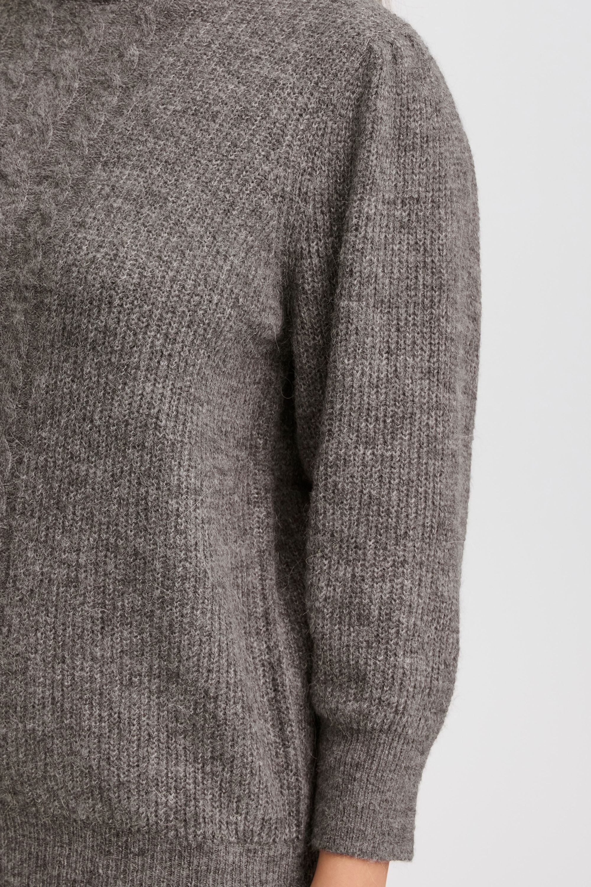Ichi Strickfleece-Pullover »Strickpullover IHKAMARA MS3«