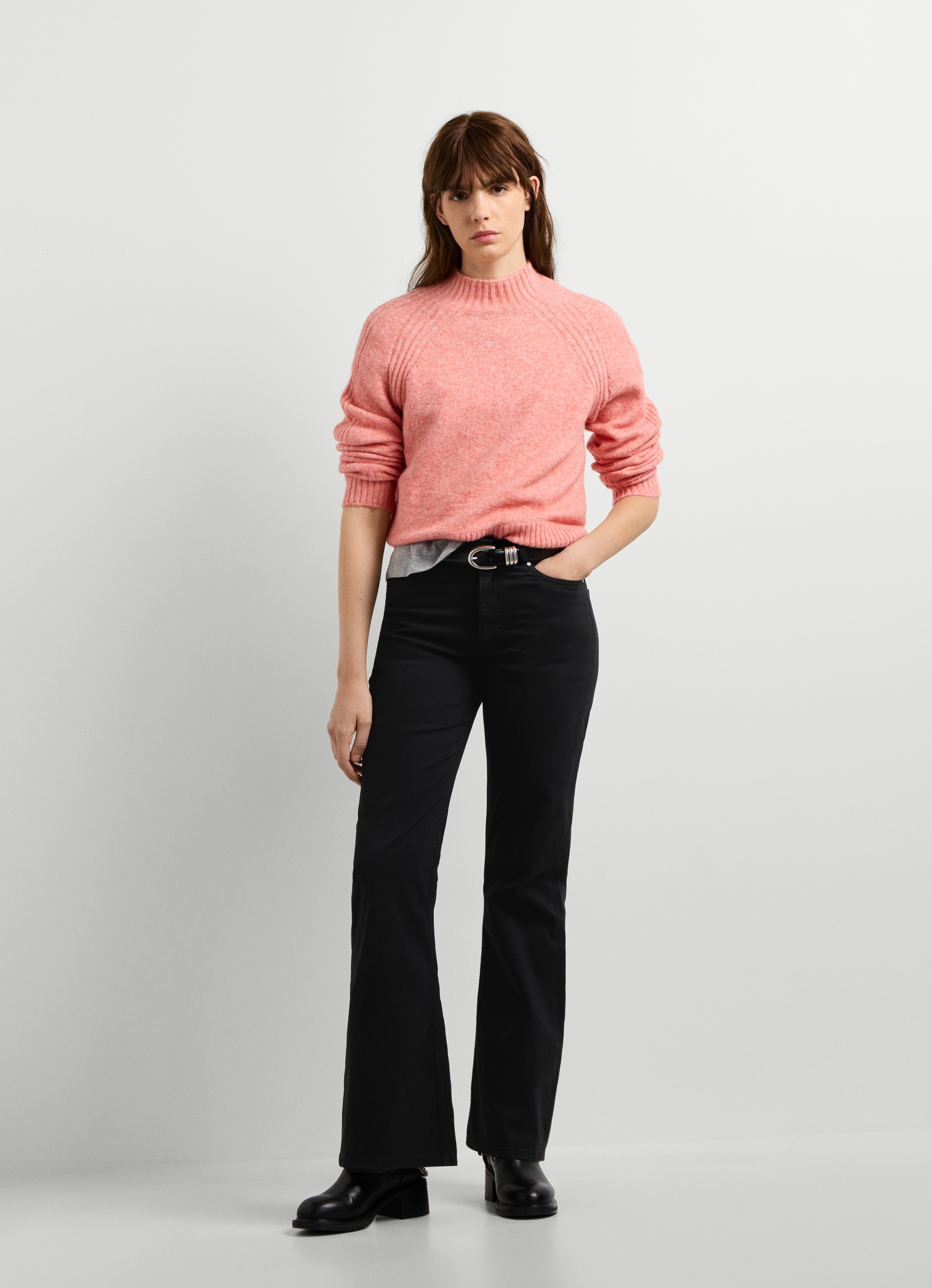 Pepe Jeans Strickpullover »ASHLEY PERKINS« mit Stehkragen