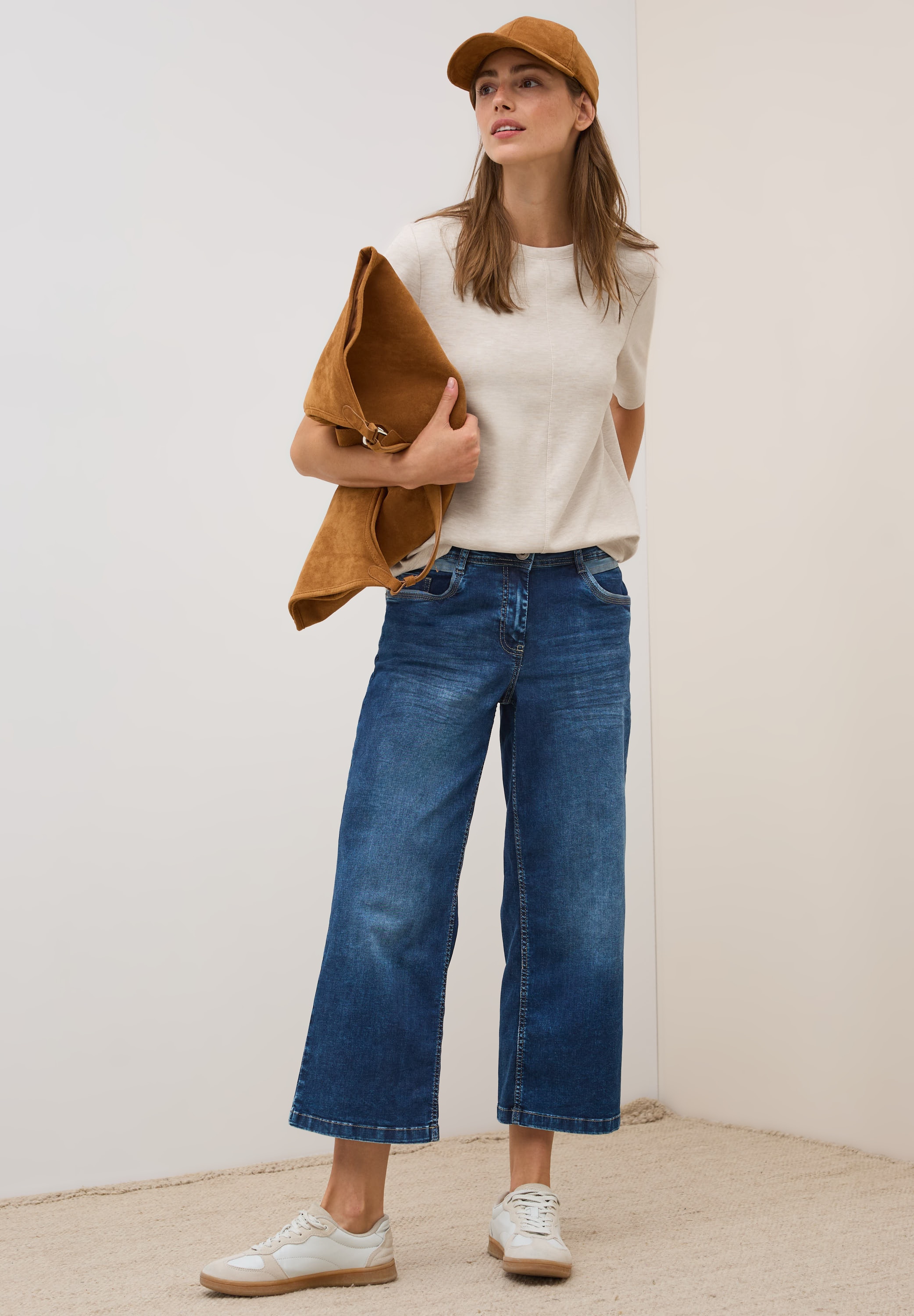 Cecil Sweatshirt, kurzarm, mit Rundhals