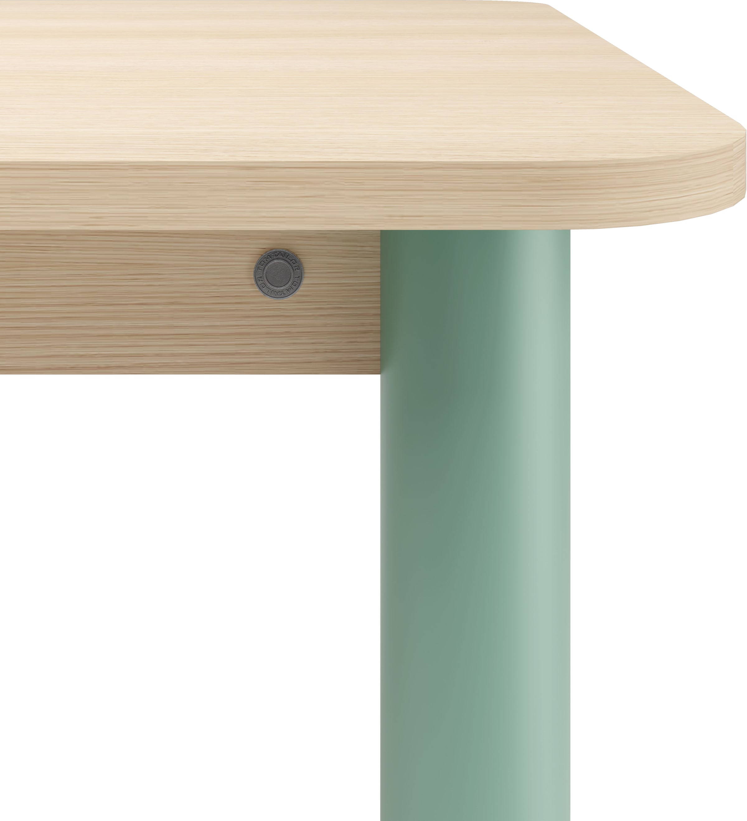TOM TAILOR HOME Esstisch »COLOR TABLE«, (1 St.), Esstisch, 4-Fuß, 3 Größen, 3 Dekorfarben, 4 Fußfarben, ABS-Kante