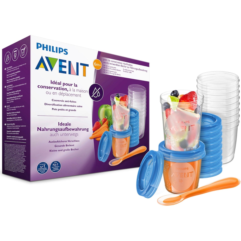 Philips AVENT Aufbewahrungssystem »SCF721/20«, (Set, 41 tlg.)