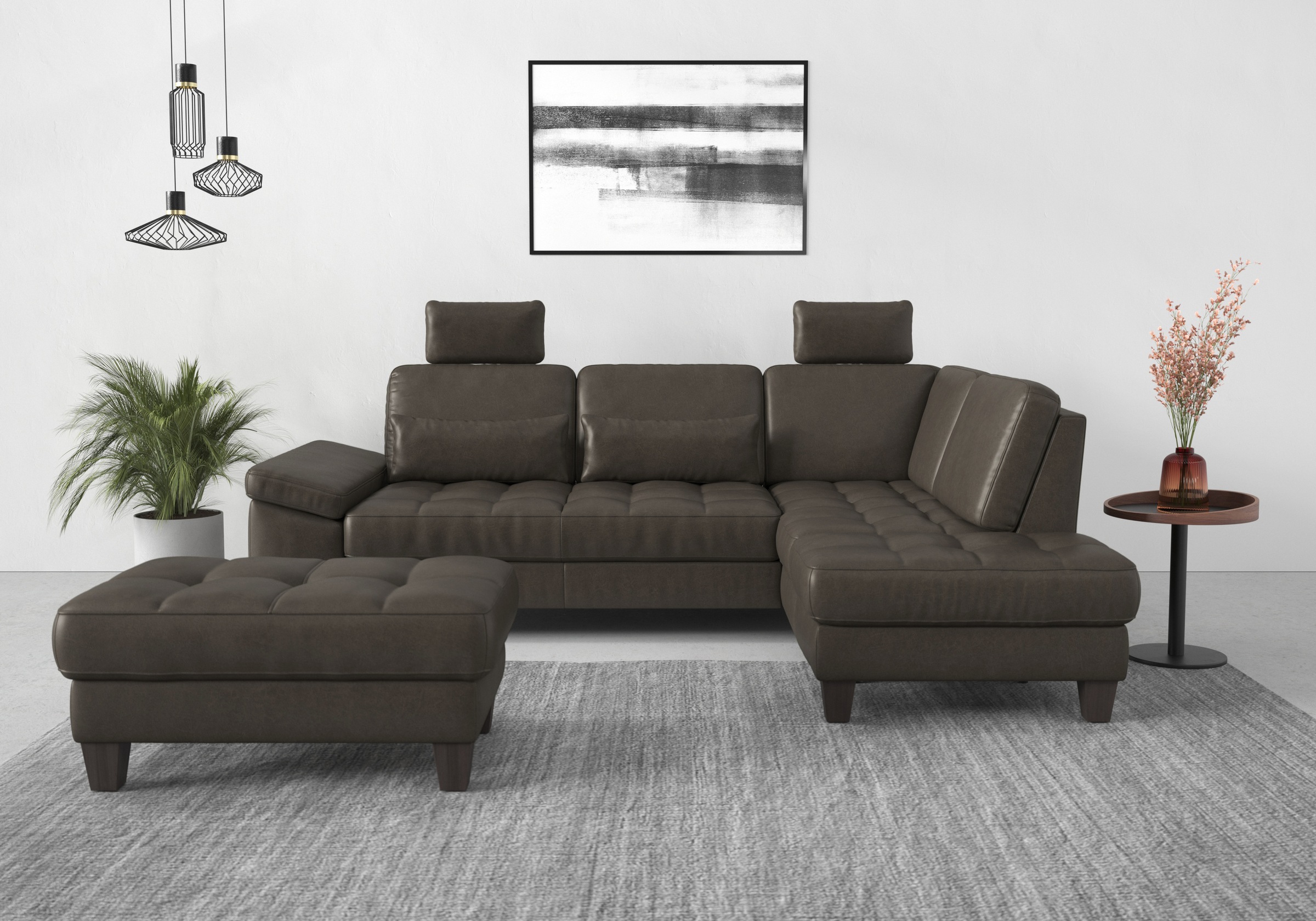 sit&more Stauraumhocker »Westham«, wahlewise mit/ohne Federkern