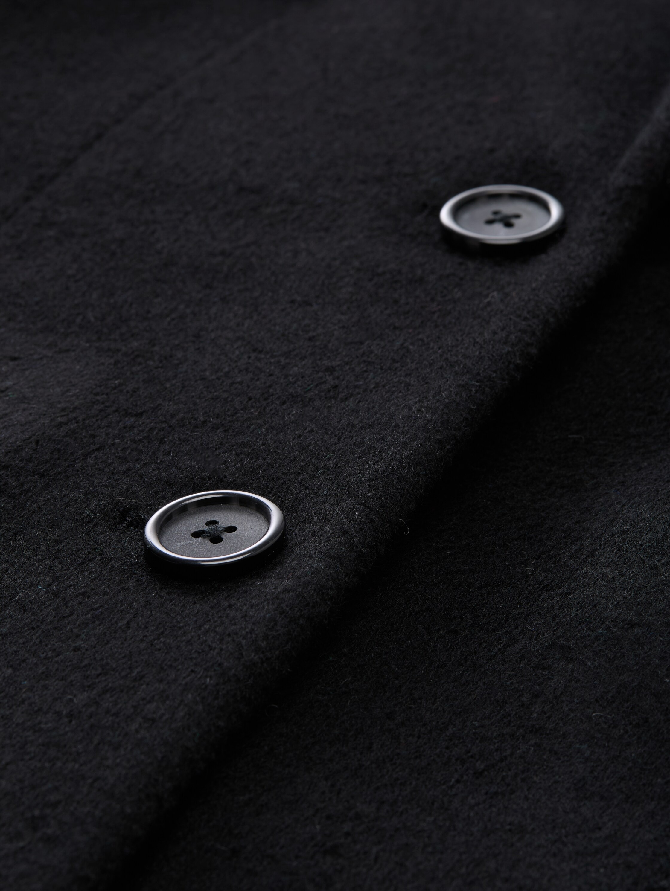 TOM TAILOR Denim Wollmantel, mit Taschen