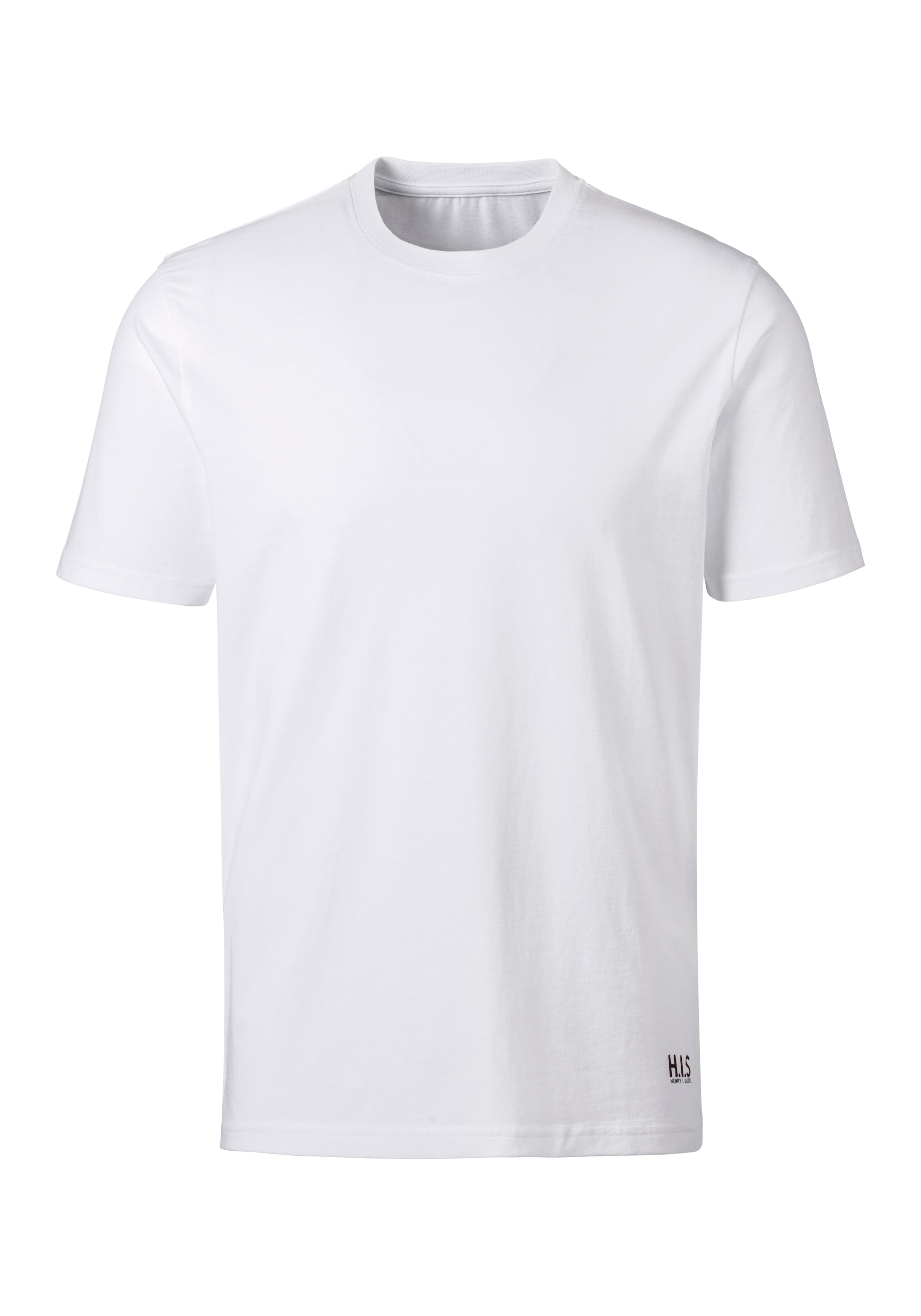 H.I.S T-Shirt »Unterziehshirt mit Rundhals«, (3er-Pack), aus Baumwoll-Mix