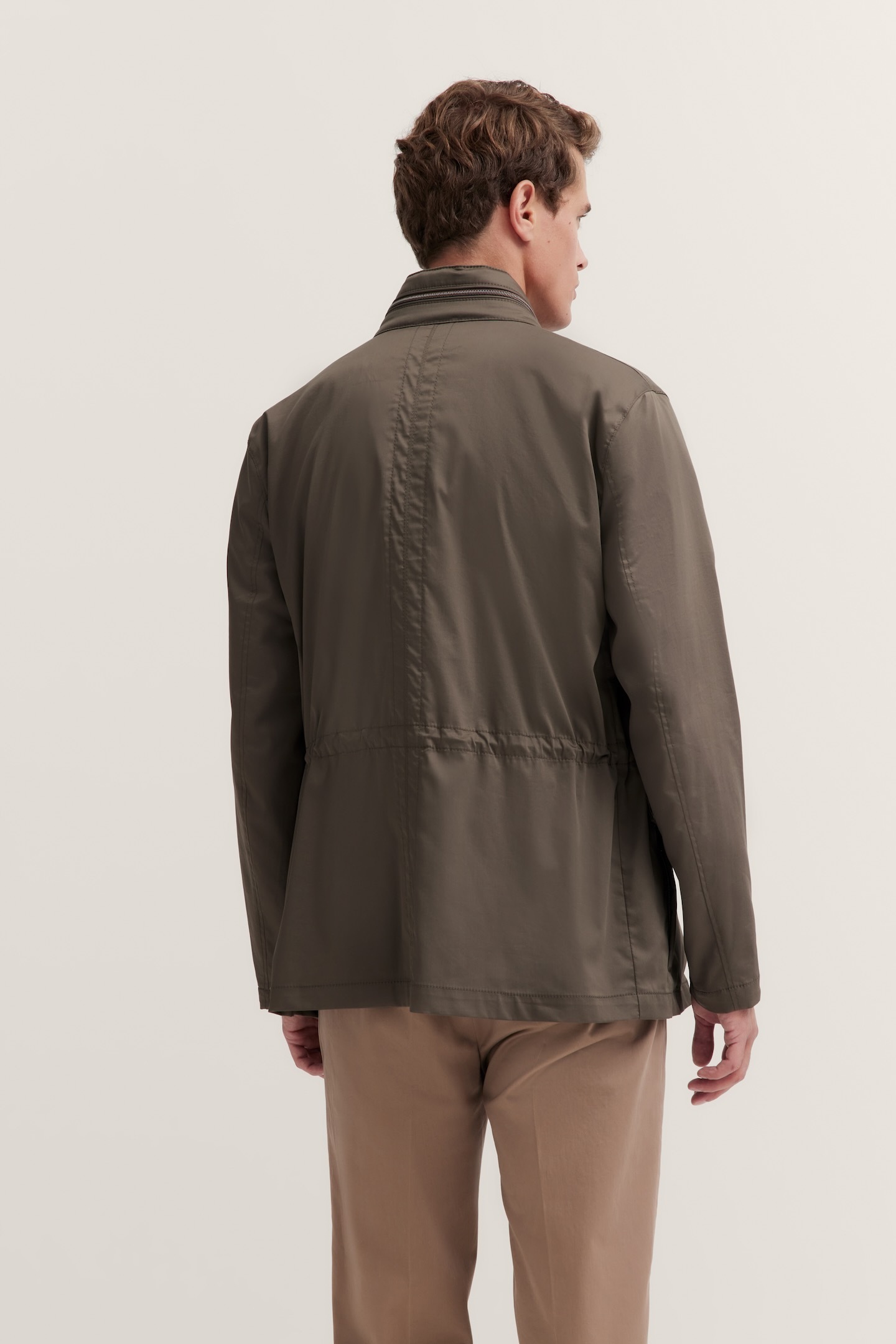 bugatti Langjacke, ohne Kapuze, mit Stehkragen