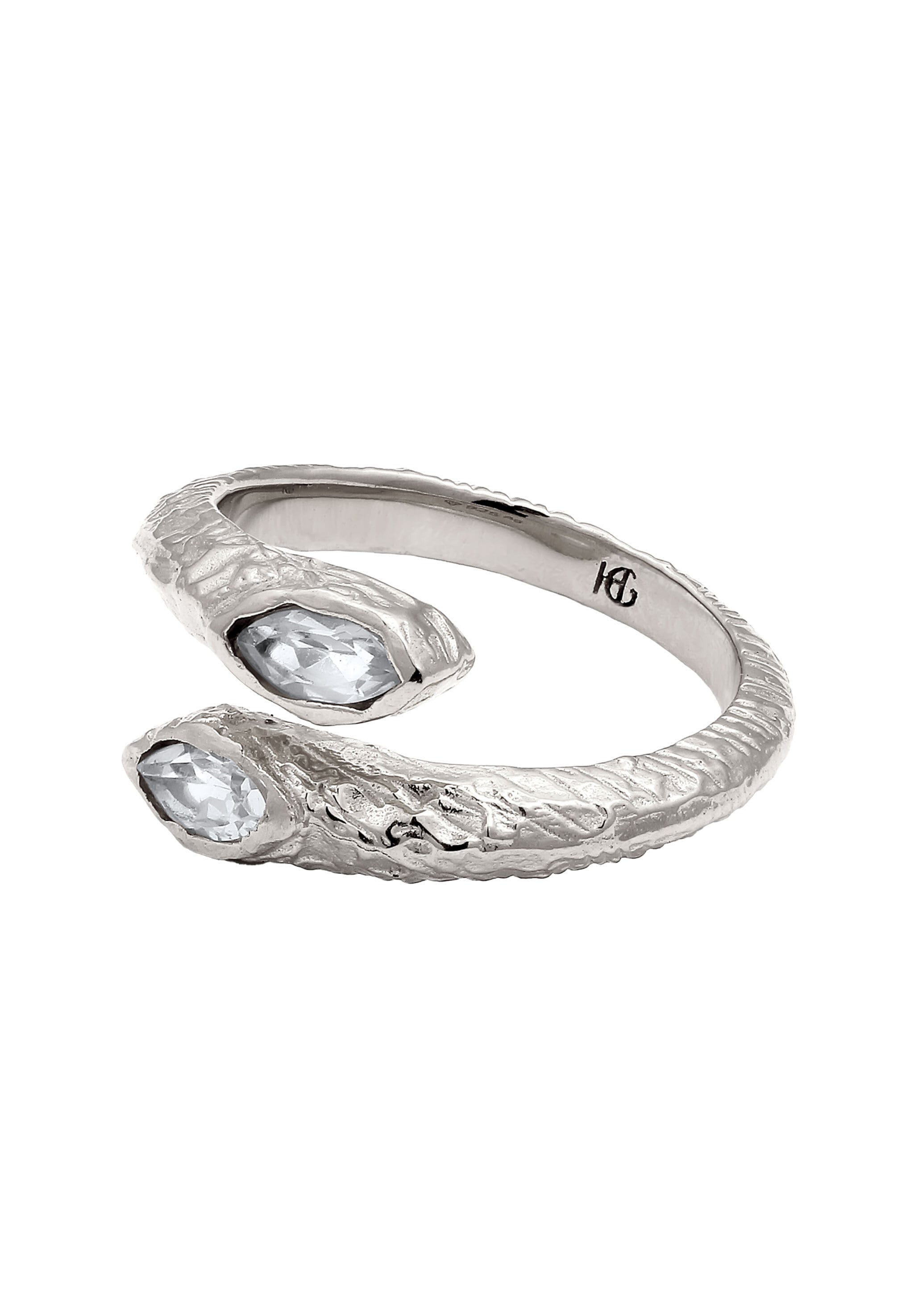 HAZE & GLORY Silberring »Ring Amethyst Hellgrün 925 Sterling Silber«