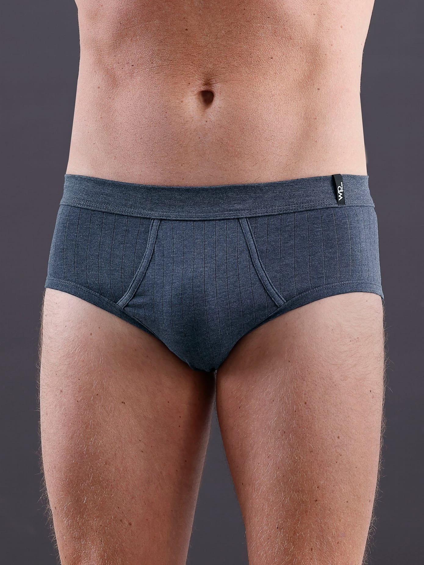 HerrenSlip3Stk.tlg. in blau, Größe 6