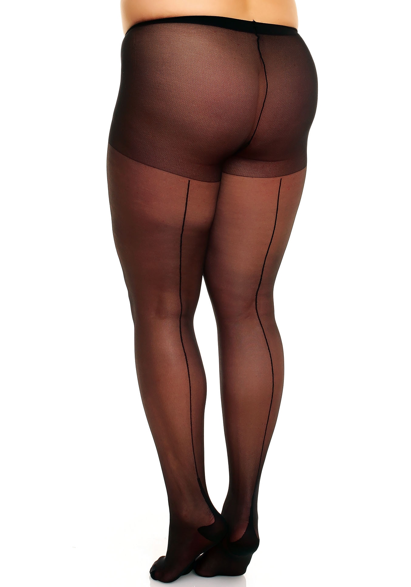 GLAMORY Feinstrumpfhose »Amore«, Nahtstrumpfhose Plus Size