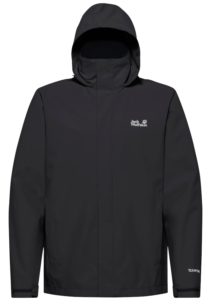 Jack Wolfskin Funktionsjacke »TRAILTIME 2L JKT M« mit Kapuze mit im Kragen verstaubarer Kapuze, wasserdicht, winddicht