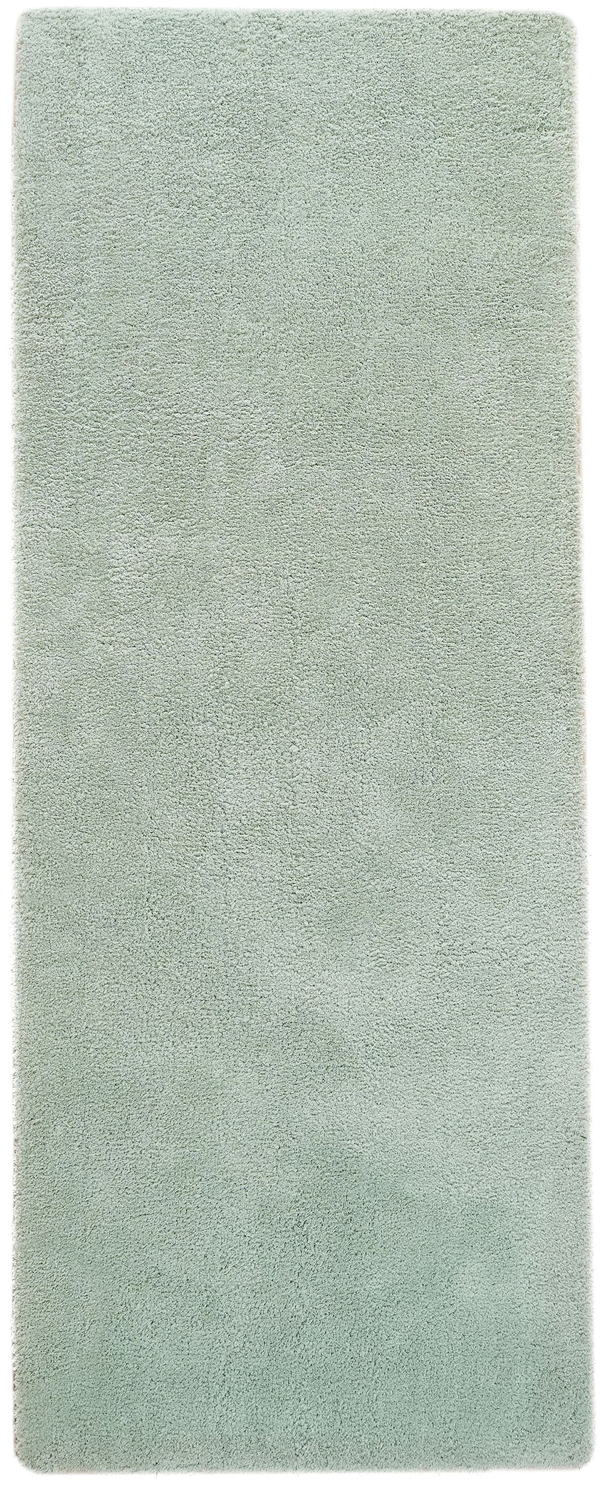my home Hochflor-Läufer »Microfaser Teppich Magong, besonders weich, sehr feiner Flor«, rechteckig, 25 mm Höhe, uni Teppiche, Wohnzimmer, Schlafzimmer, Kinderzimmer, Flur, Brücke
