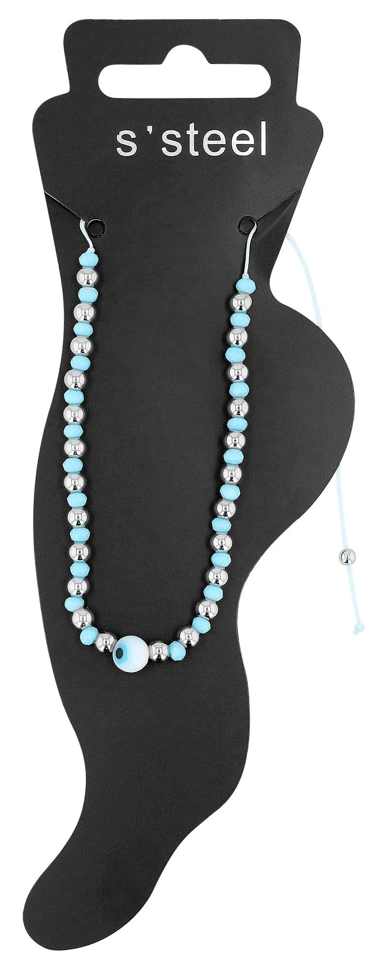 Adelia´s Fußkette »Edelstahl Fußkettchen mit schimmernder Perle«