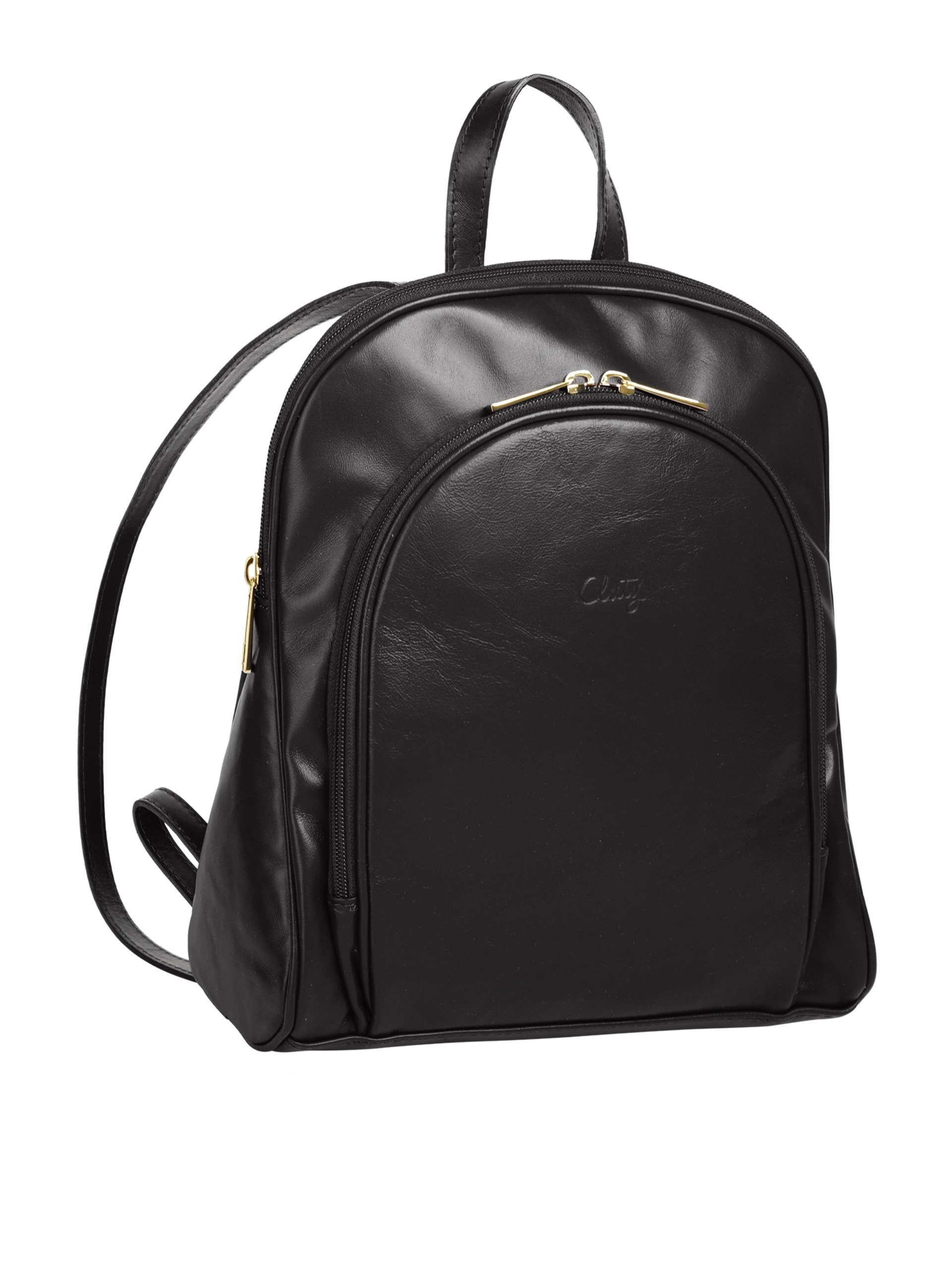 Cluty Cityrucksack, echt Leder, Made in Italy