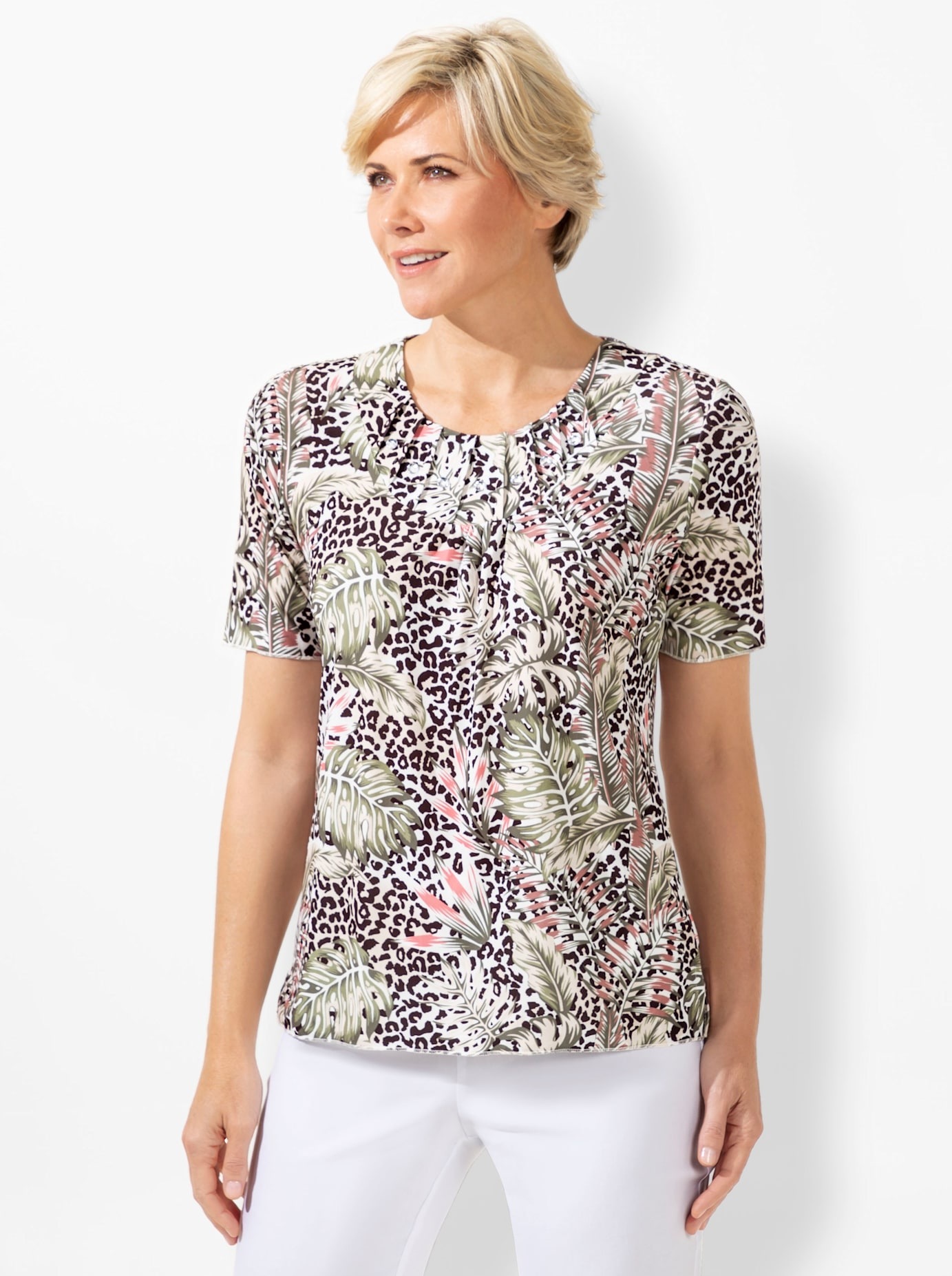 Lady Rundhalsshirt »Shirt«, (1 tlg.)