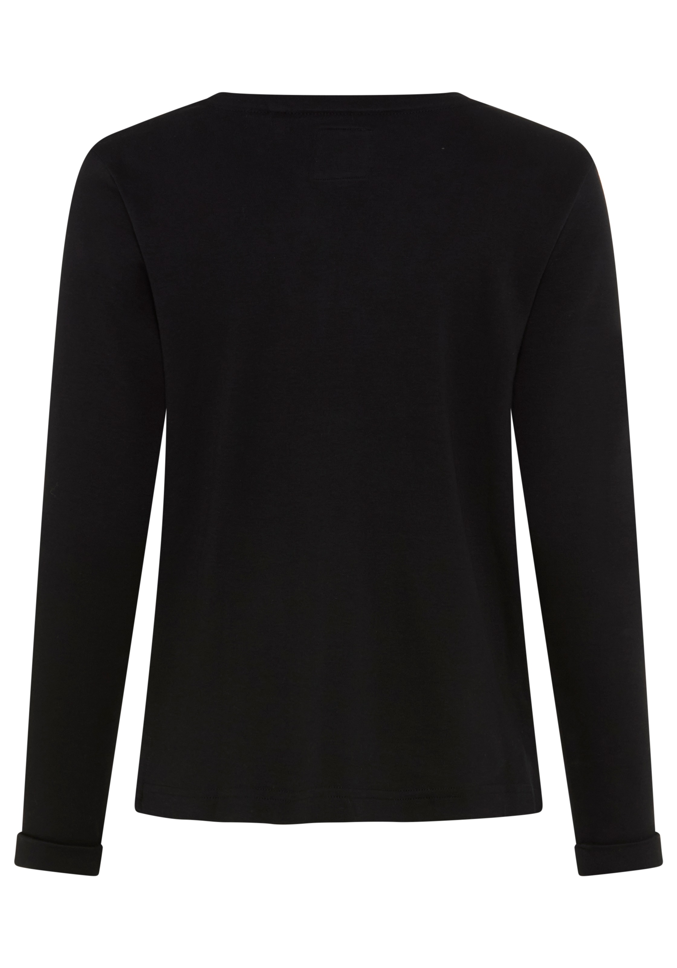KangaROOS Sweatshirt , Langarm,  figurumspielend,  unifarben,  mit Rundhalsausschnitt
