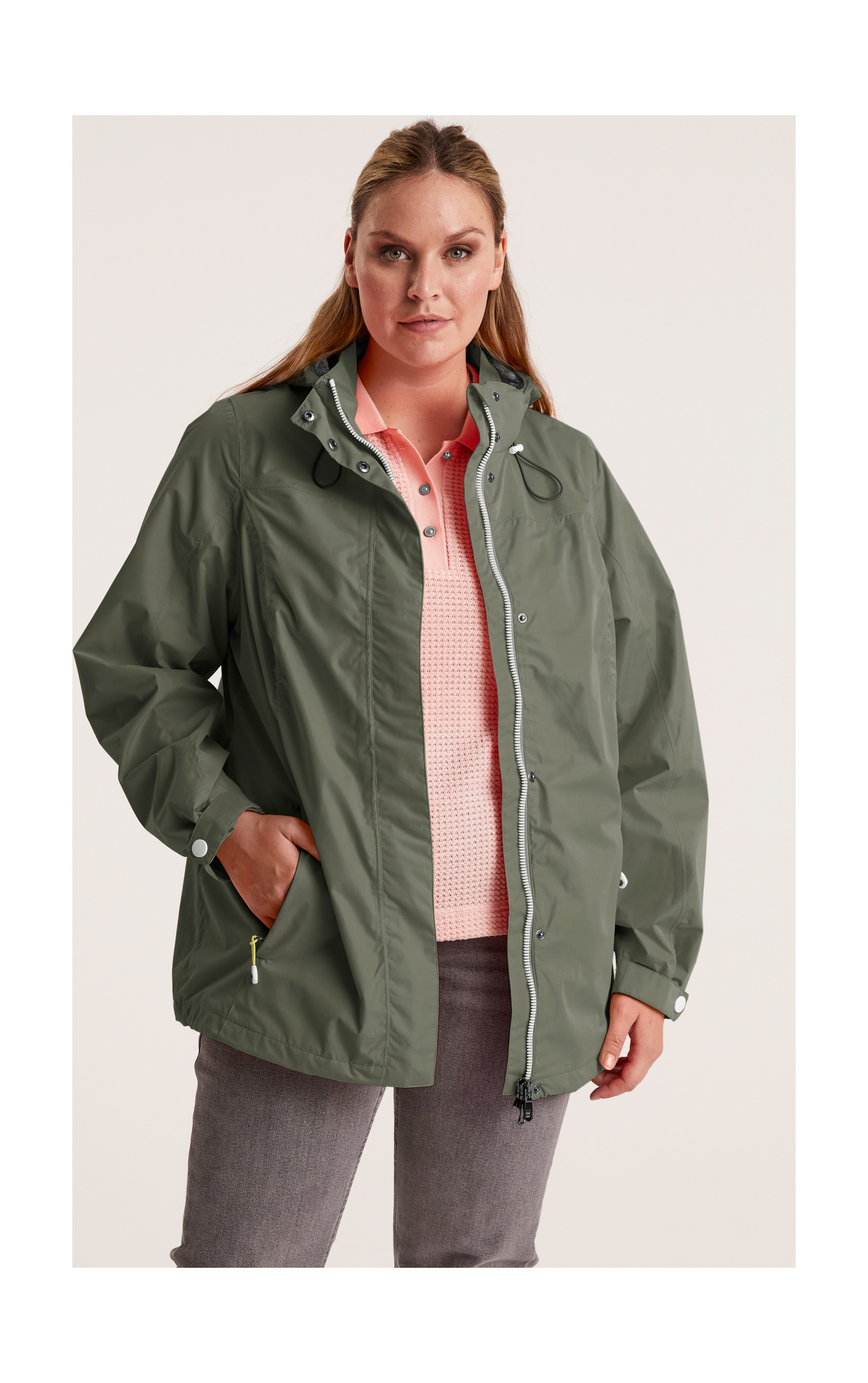 STOY Outdoorjacke »STS 11 WMN JCKT«, Wasserdichte, atmungsaktive STOY-Jacke mit abnehmbarer Kapuze