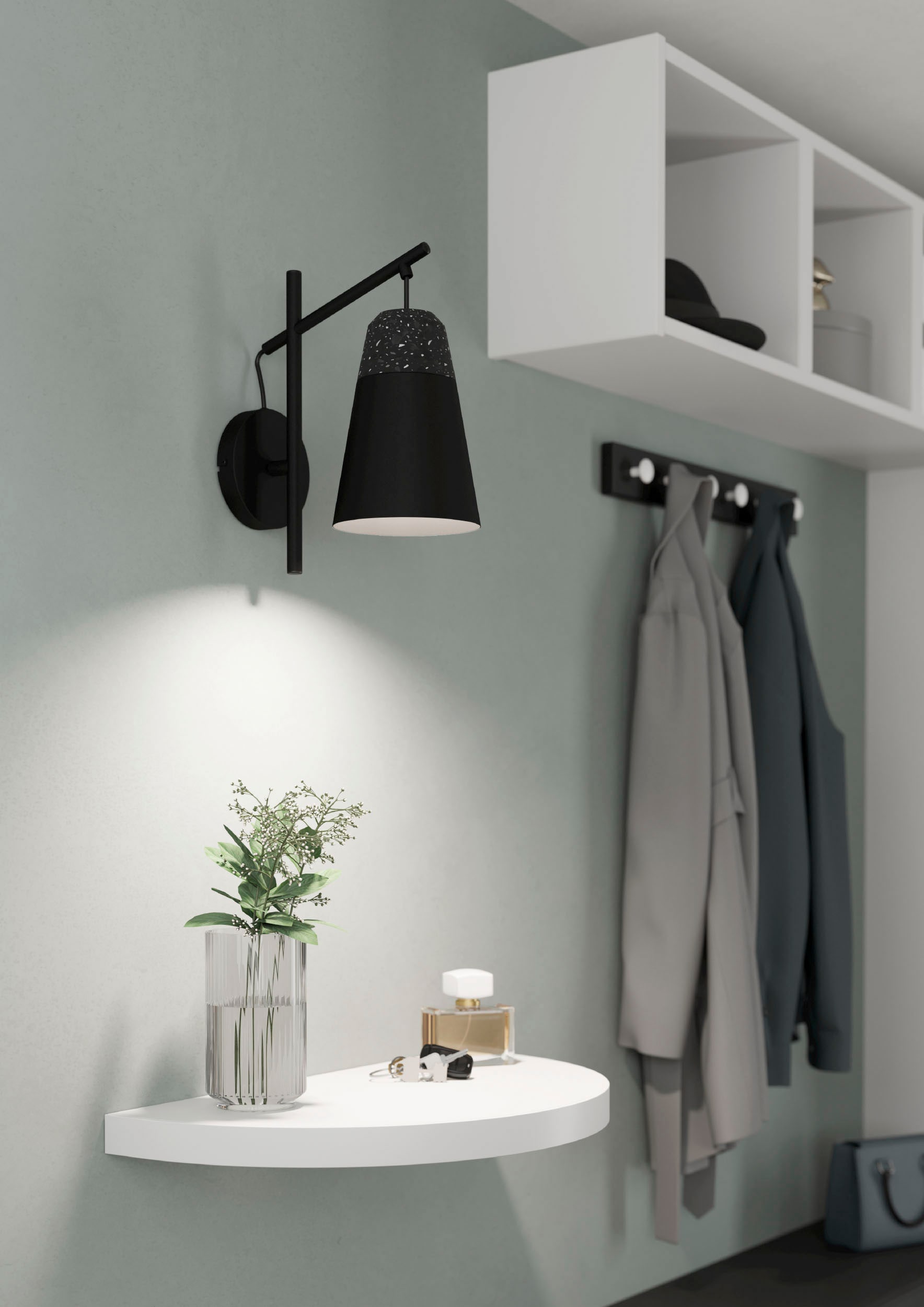 EGLO Deckenleuchte »CANTERRAS« E27 1 Stk. Wandleuchte, Wandlampe, Wohnzimmerlampe, Lampe, Flurlampe, E27