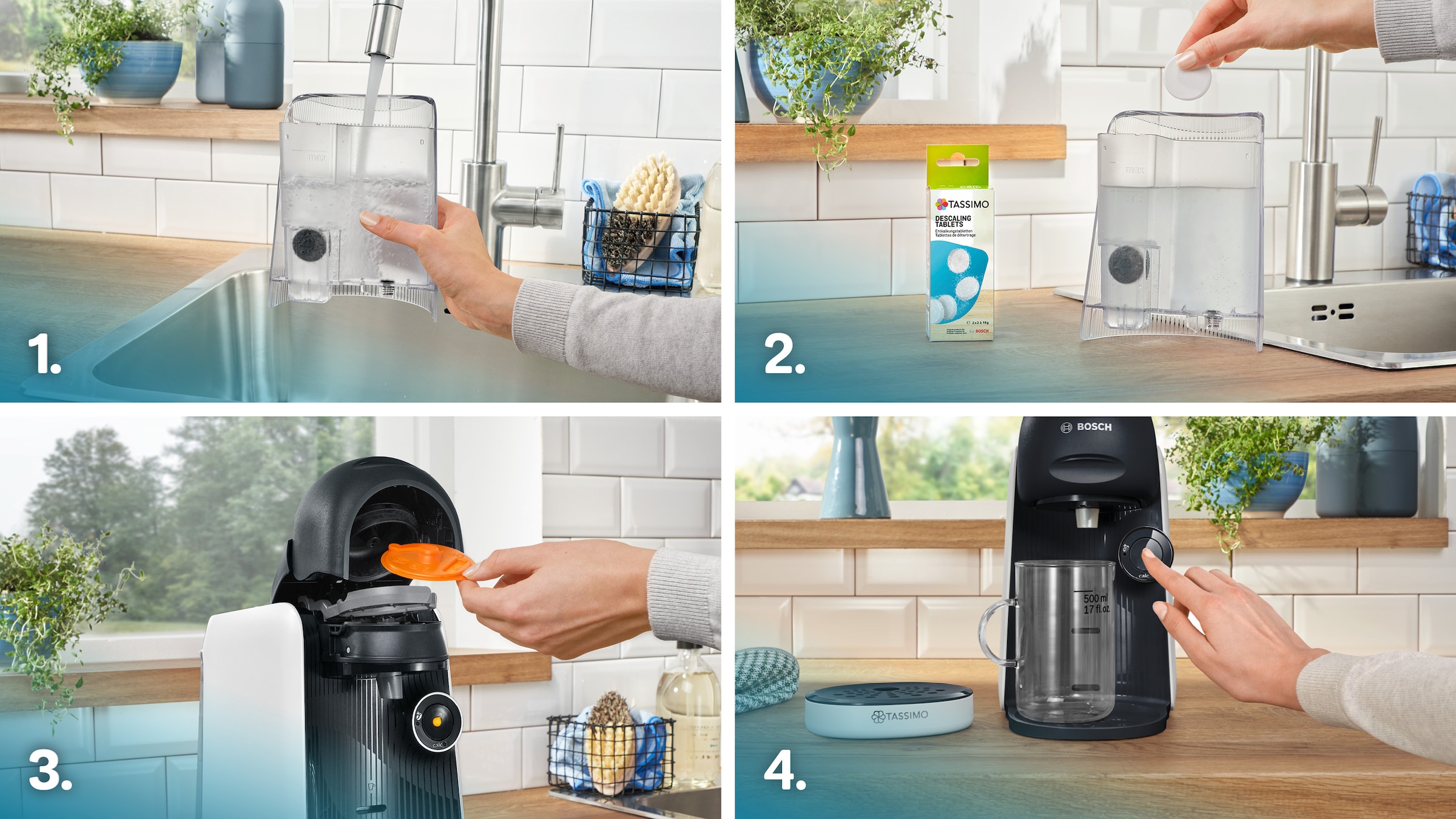 TASSIMO Kapselmaschine »TAS164E«, One-Touch Bedienung, über 70 Getränke, nachhaltig, weiß/schwarz