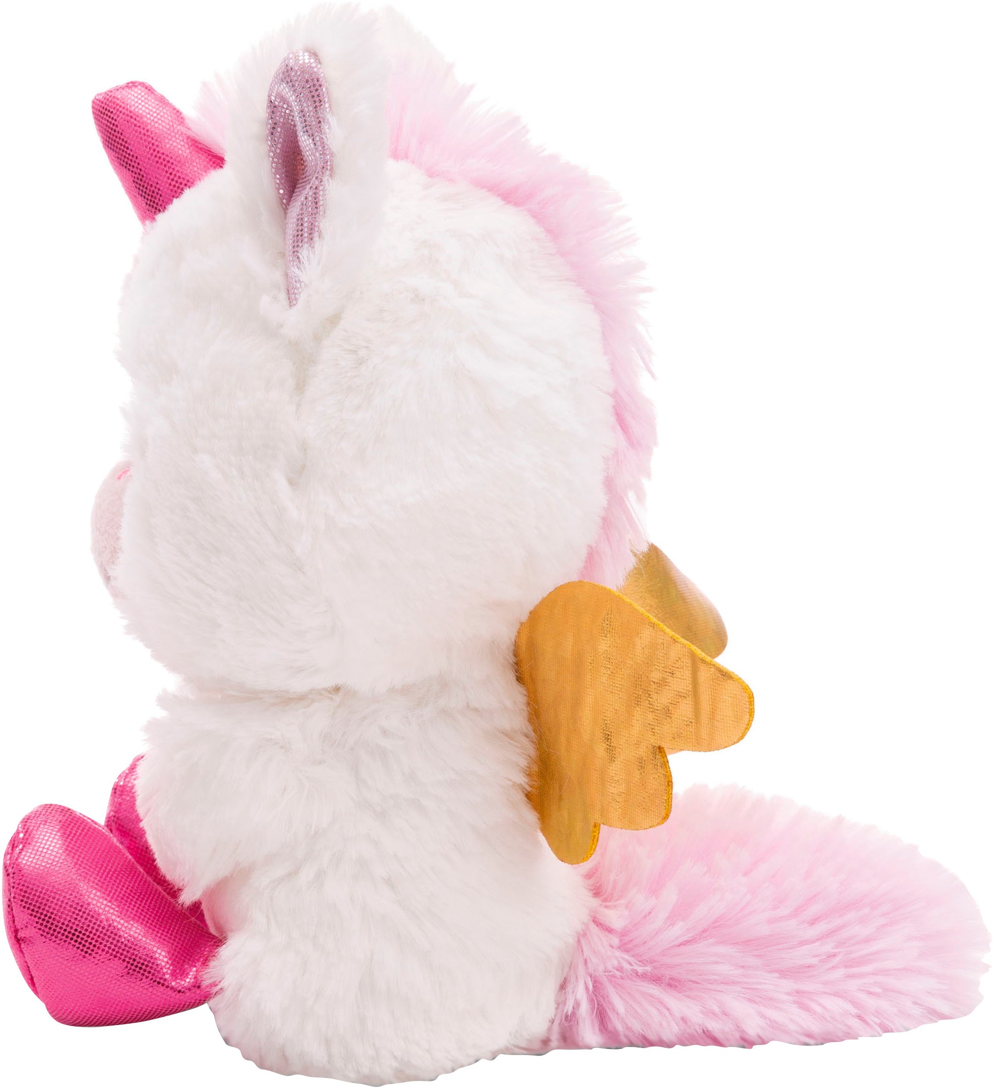 Nici Kuscheltier »Glubschis, Einhorn Glowy Kaddi, 15 cm«, schlenkernd