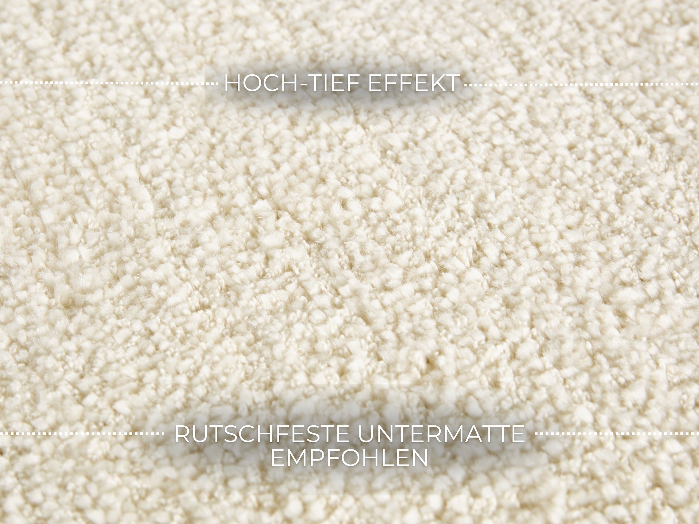 ELLE DECORATION Teppich »Loos«, rechteckig, 14 mm Höhe, Kurzflor, Weich, Uni, Modern, Scandi-Look, Wohnzimmer, Schlafzimmer