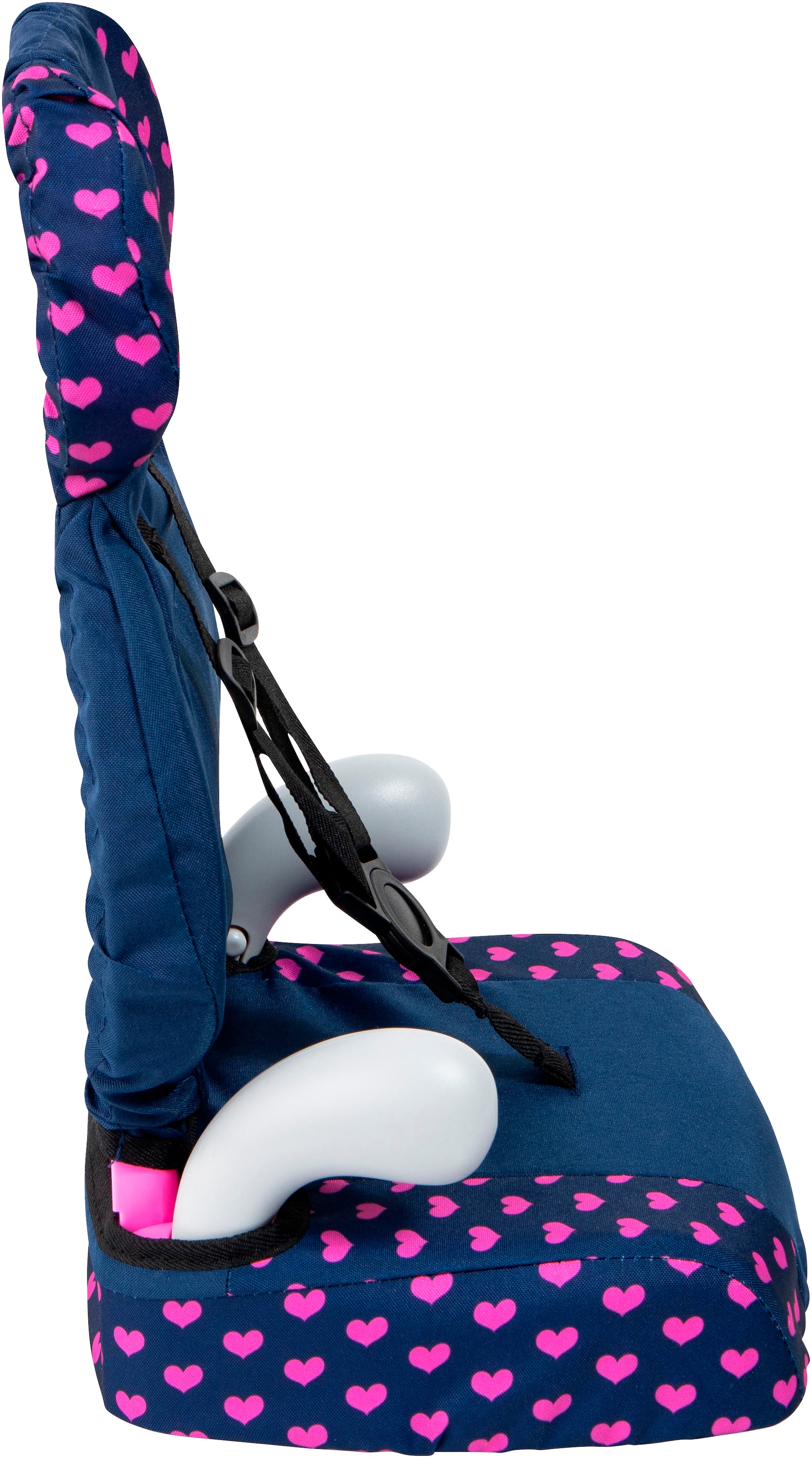 Bayer Puppen Autositz »Deluxe blau/pink Einhorn«