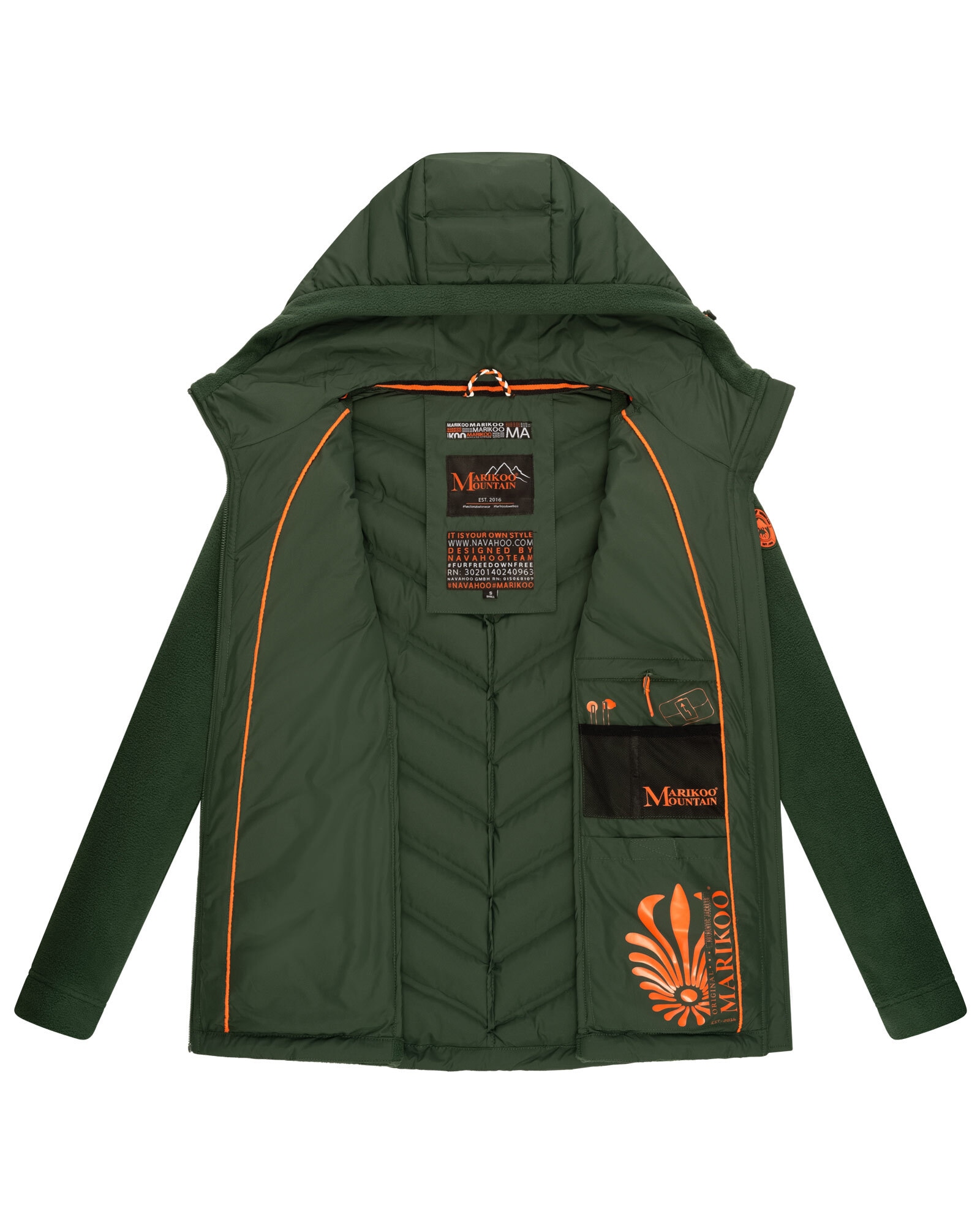 Marikoo Outdoorjacke »Marikoo Mountain Mount Haruna Damen Jacke B929«